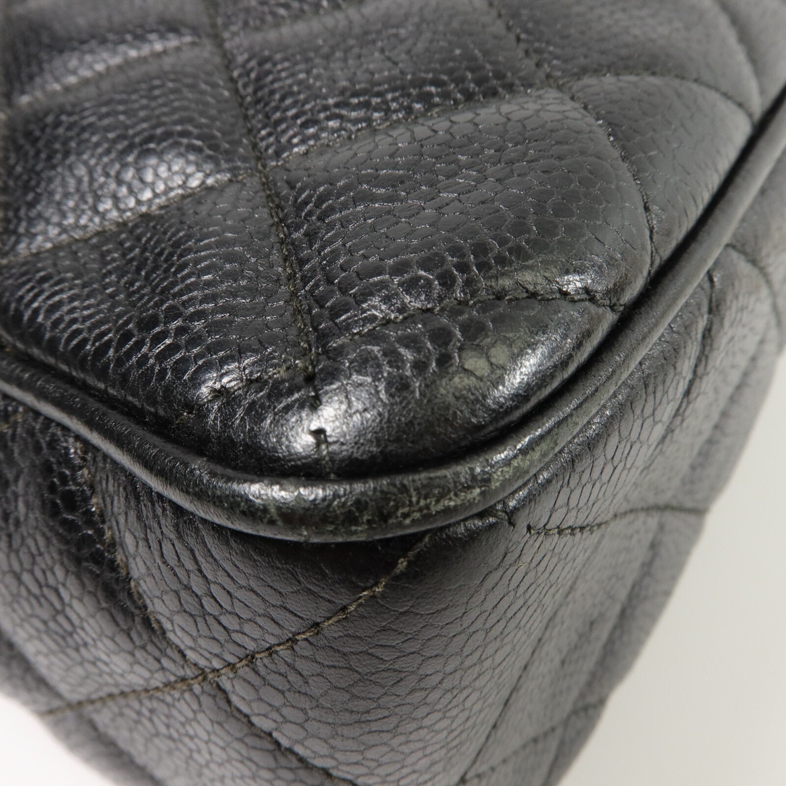 CHANEL 牛皮皮革Vintage Chain Shoulder Bag鏈帶肩背袋