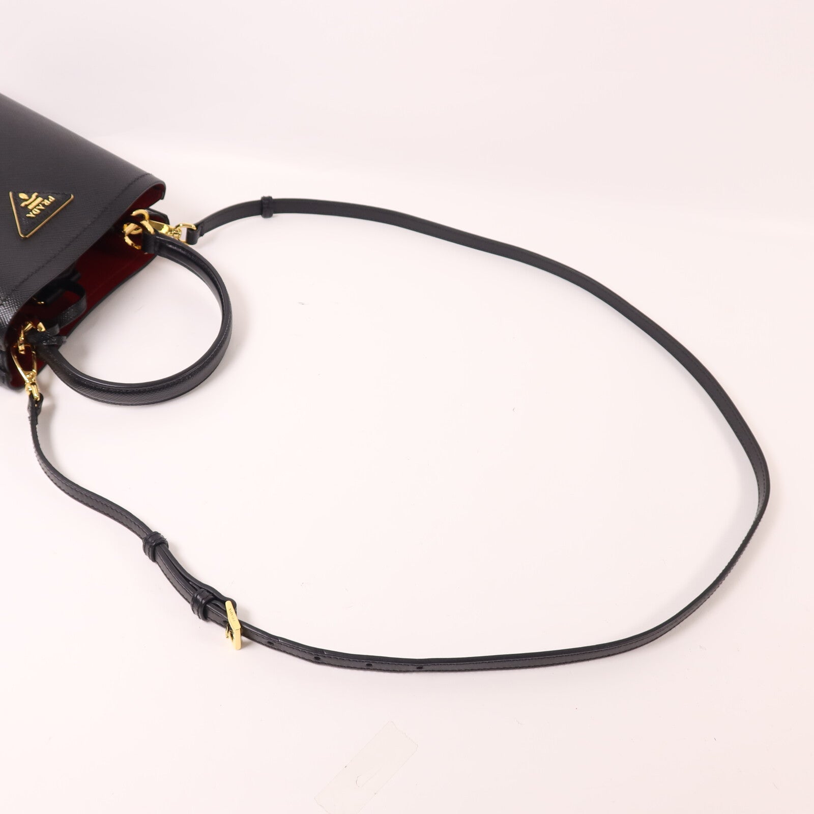 PRADA 牛皮皮革Secchiello In Pelle手挽肩背兩用袋