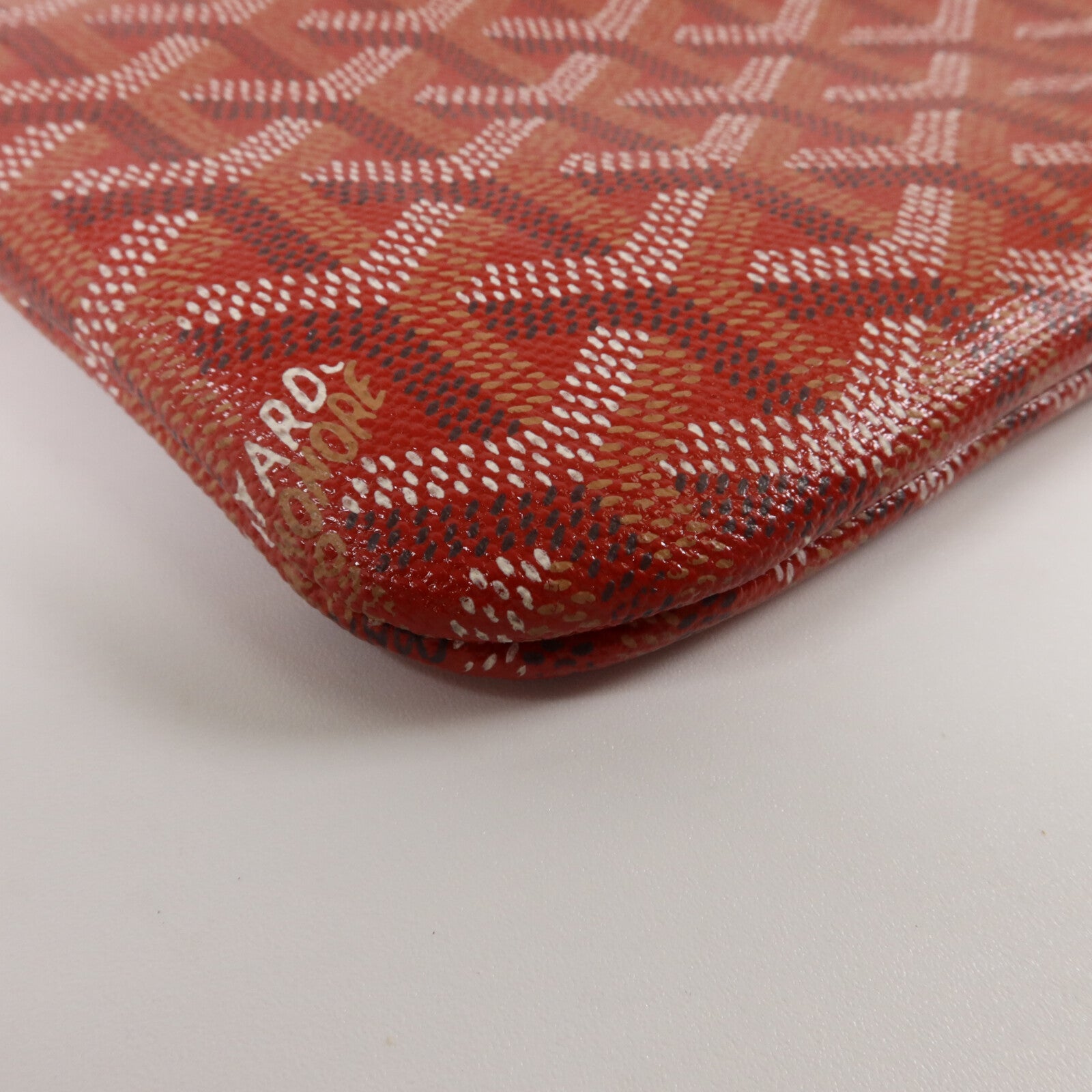 GOYARD 牛皮皮革/塗層帆布Poutiers手挽袋