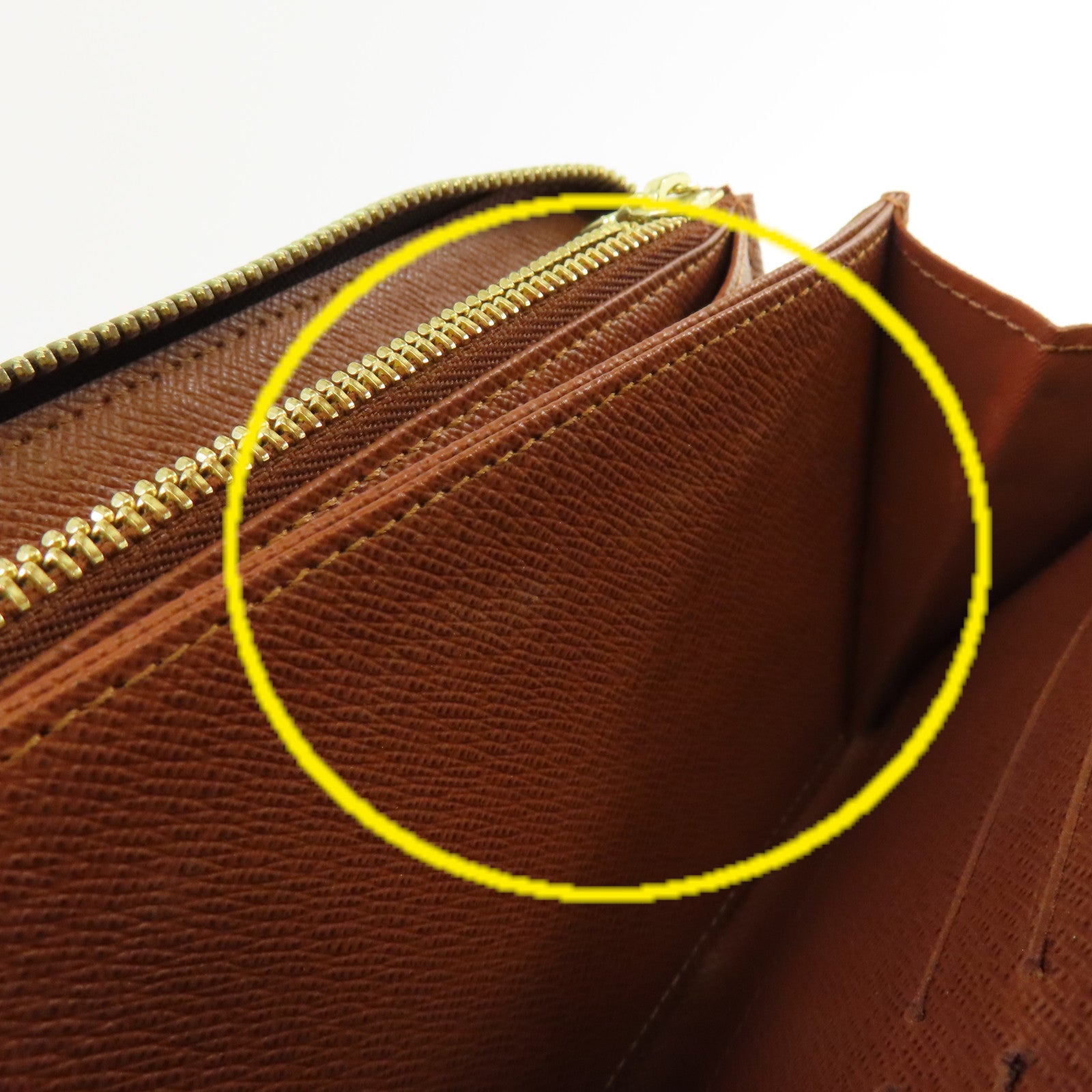 LOUIS VUITTON Monogram Zippy Wallet拉鏈長錢包啡色