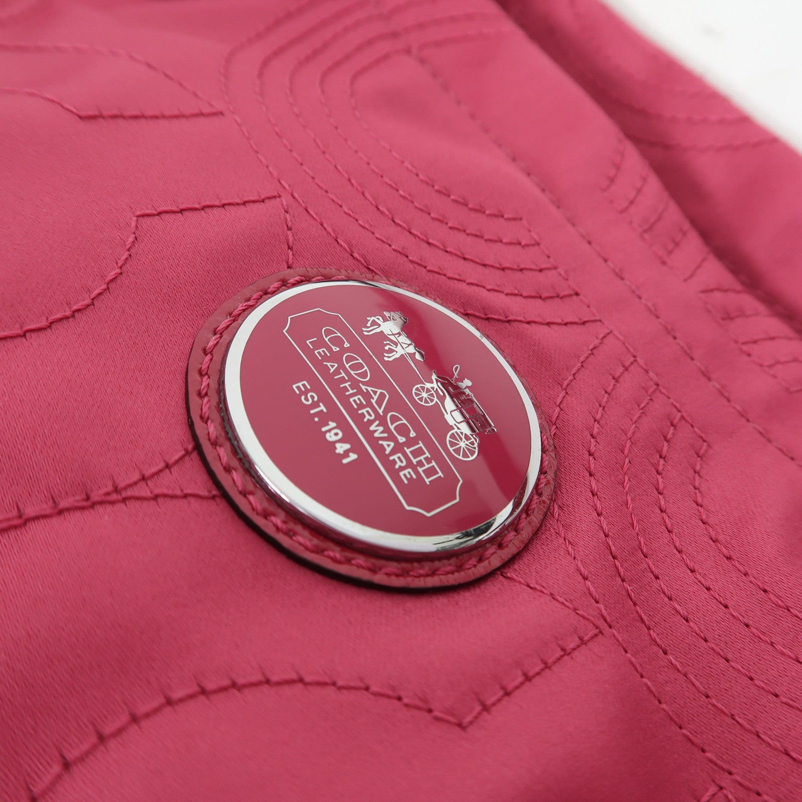 COACH (PRICE DOWN) SHW Shoulder Bag Canvas Pink