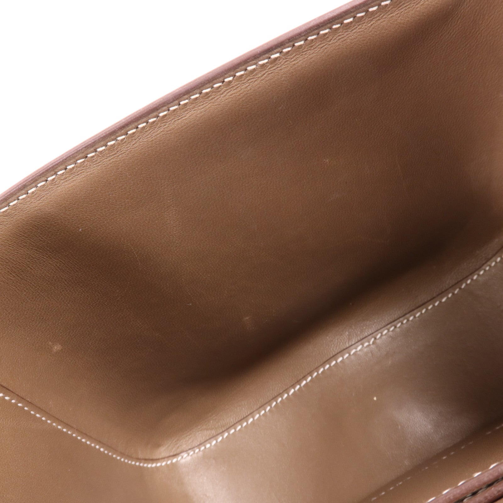 HERMES Epsom皮革Della Cavalleria Mini金扣肩背袋Etoupe