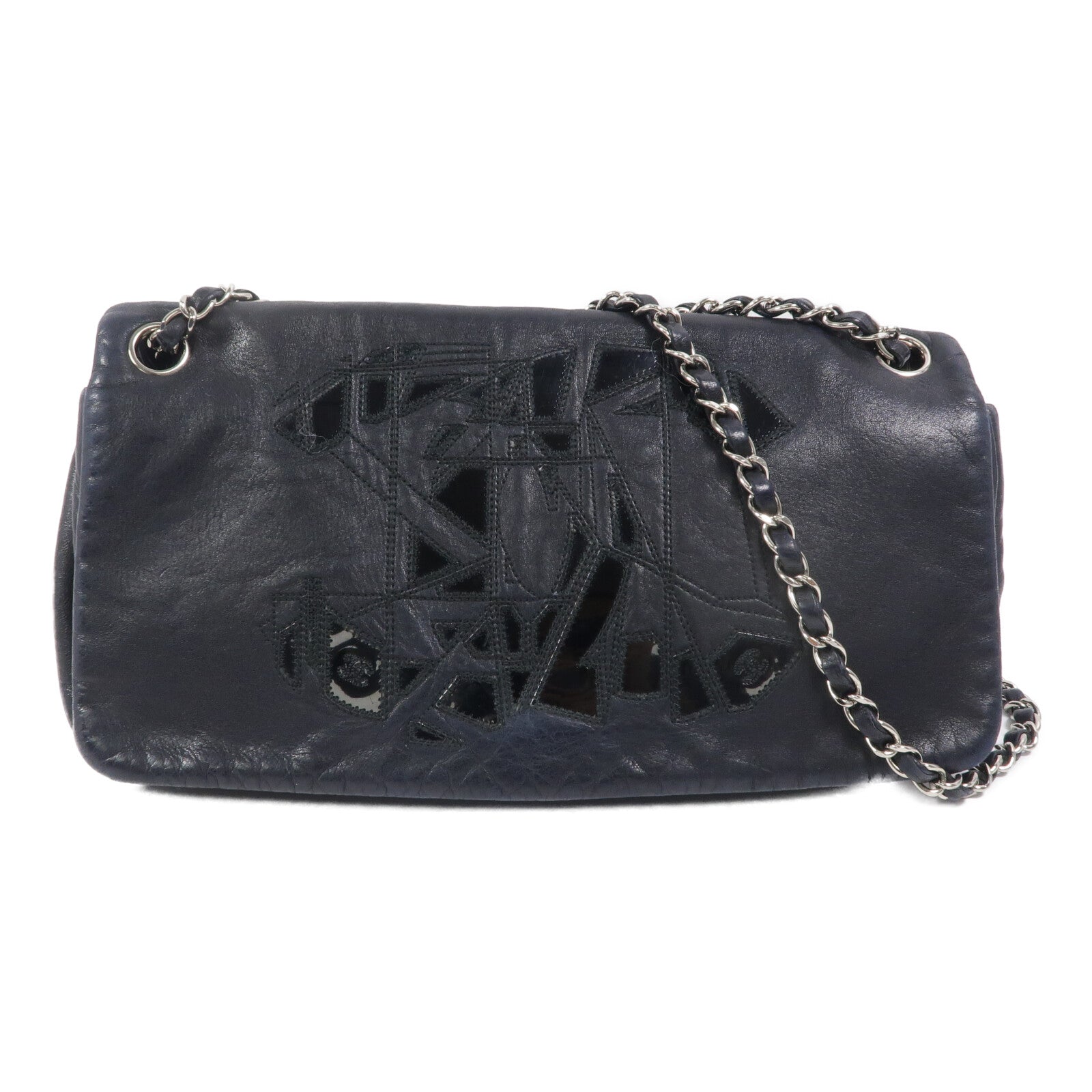 CHANEL 羊皮皮革Bobon Bag鏈帶肩背袋
