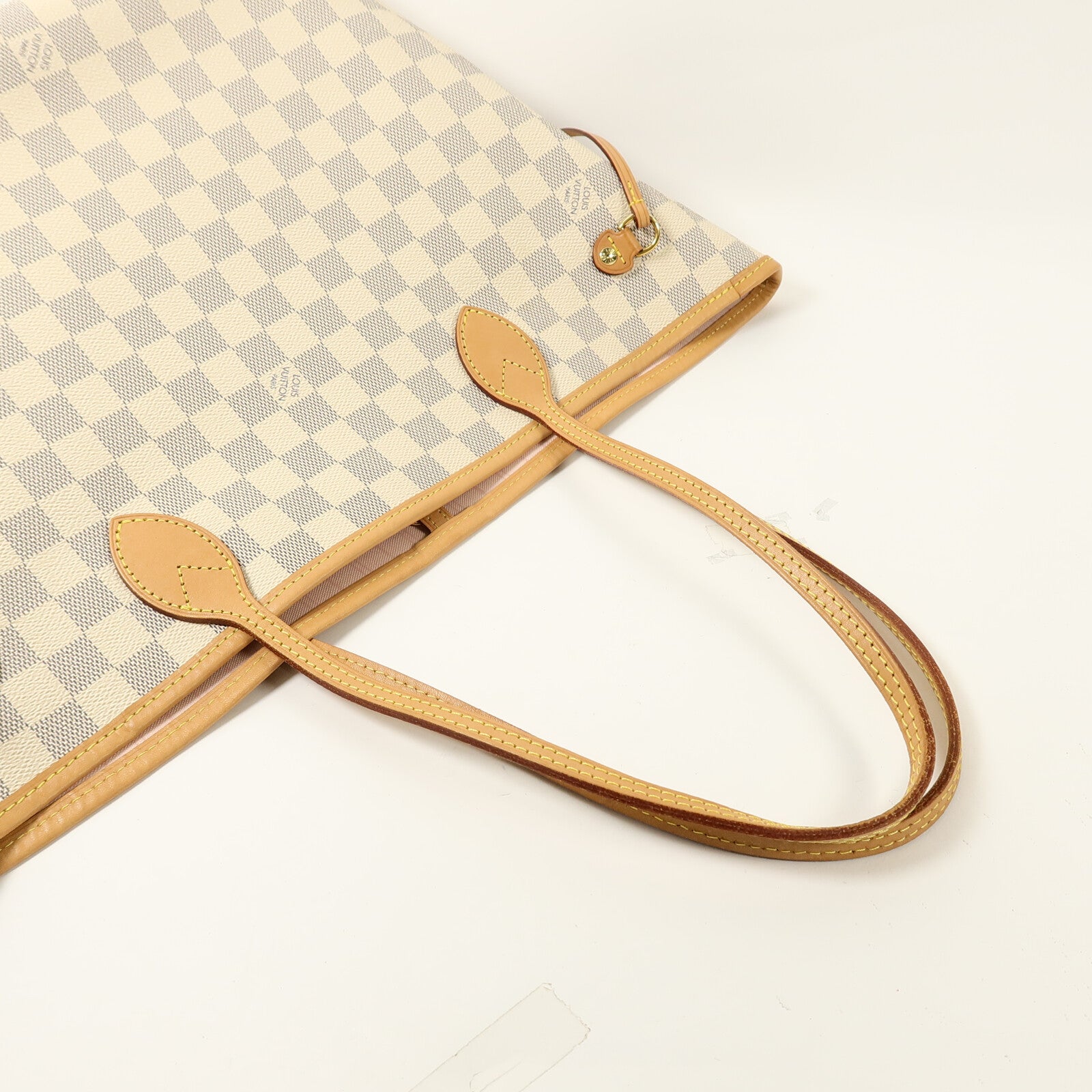 LOUIS VUITTON Damier Azur Neverfull MM手挽袋