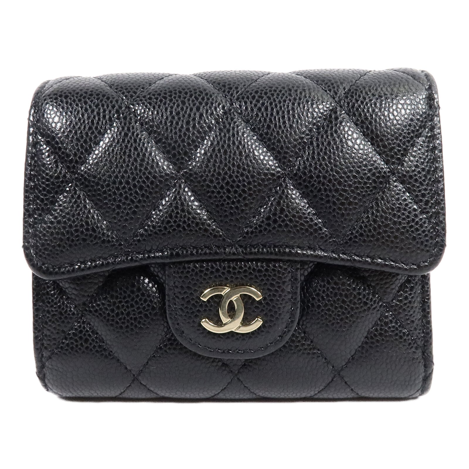 CHANEL 牛皮皮革Classic Flap Wallet錢包