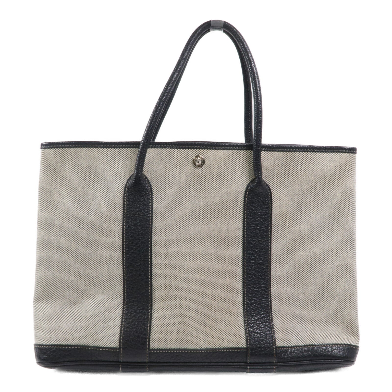 HERMES 帆布Garden Party PM手挽袋