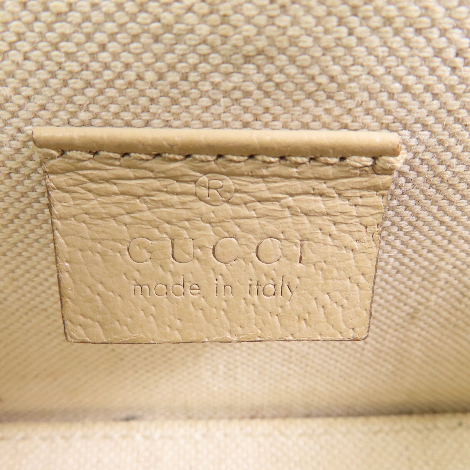 GUCCI 【激減優惠】塗層帆布Horsebit 1995金扣肩背袋