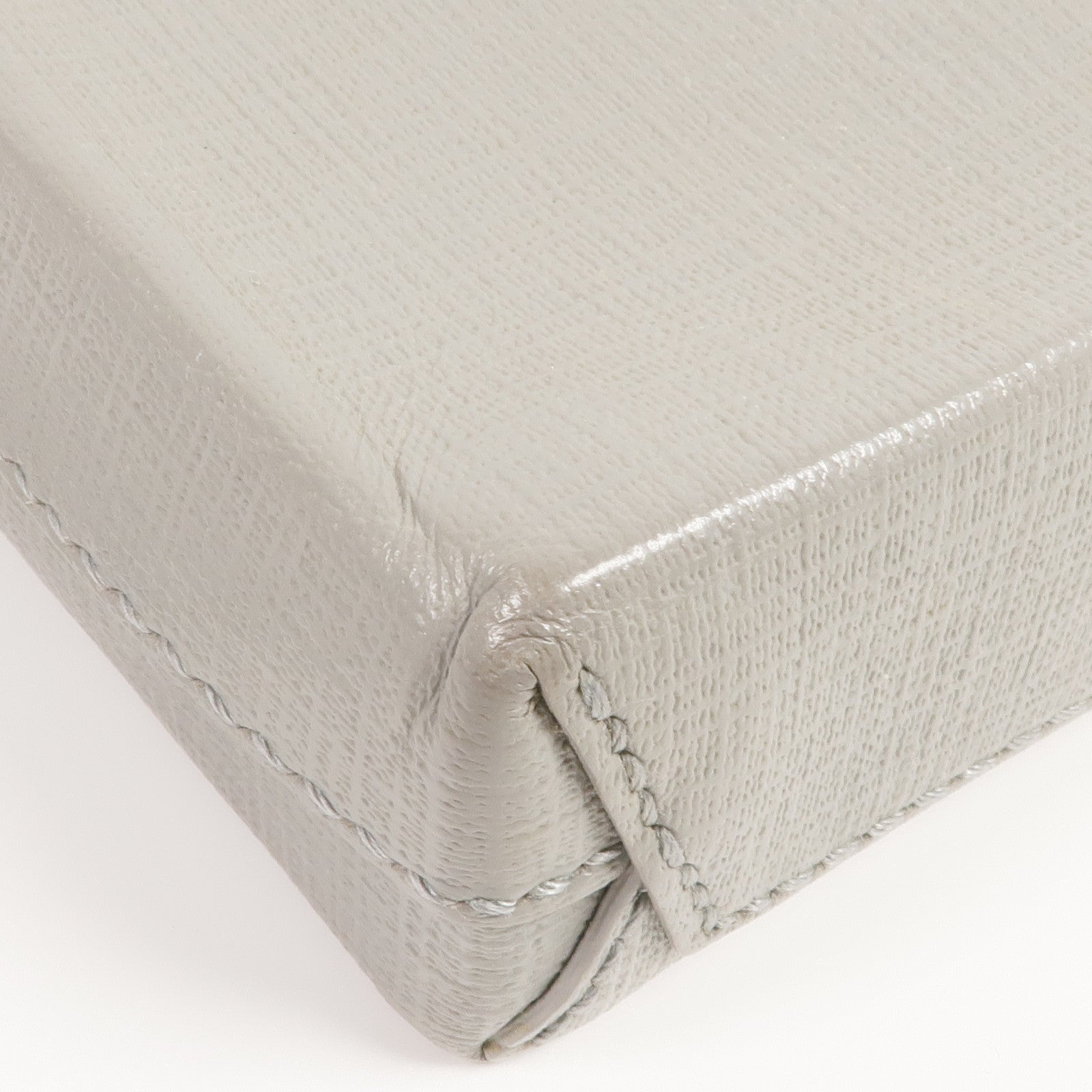 BALENCIAGA 牛皮皮革Mini Shopping Phone Holder銀扣手挽肩背兩用袋