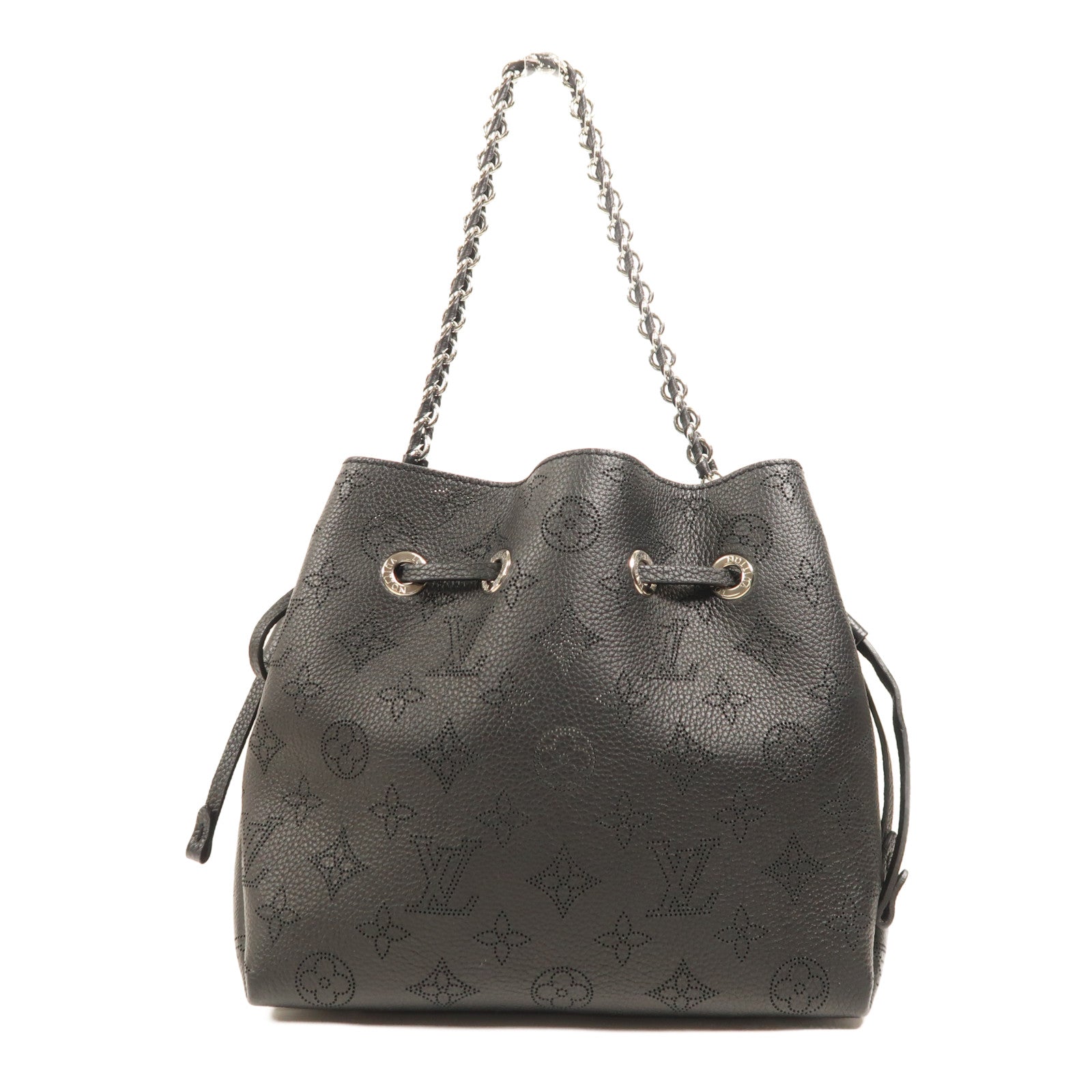 LOUIS VUITTON Mahina Bella銀扣手挽肩背兩用袋