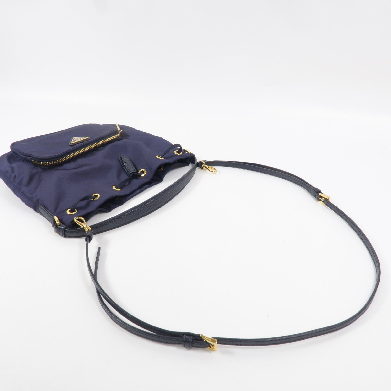 PRADA 尼龍Bucket Bag手挽肩背兩用袋