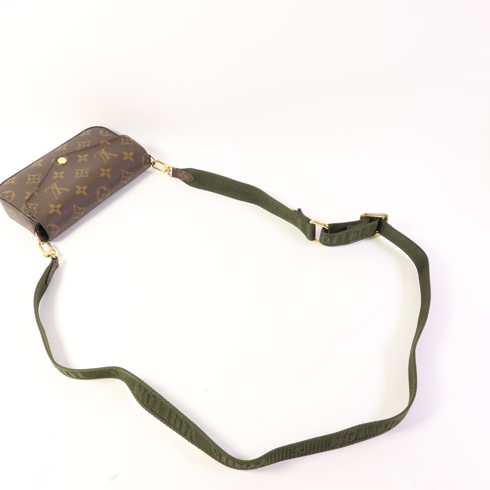 LOUIS VUITTON Monogram Felicie Strap & Go金扣肩背袋