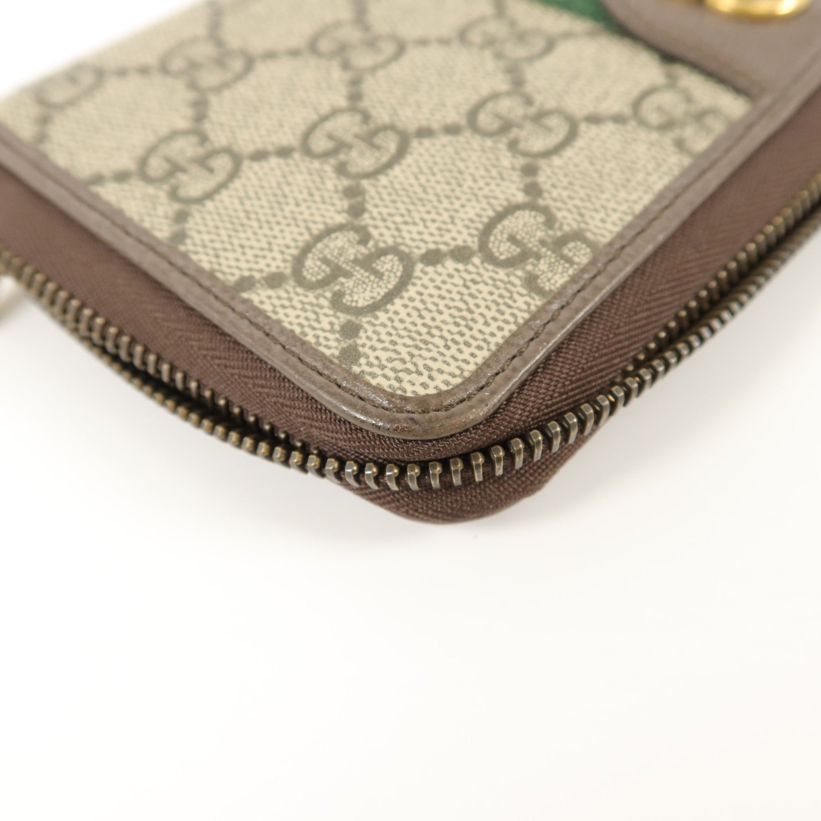GUCCI 塗層帆布Zipper Long Wallet長錢包