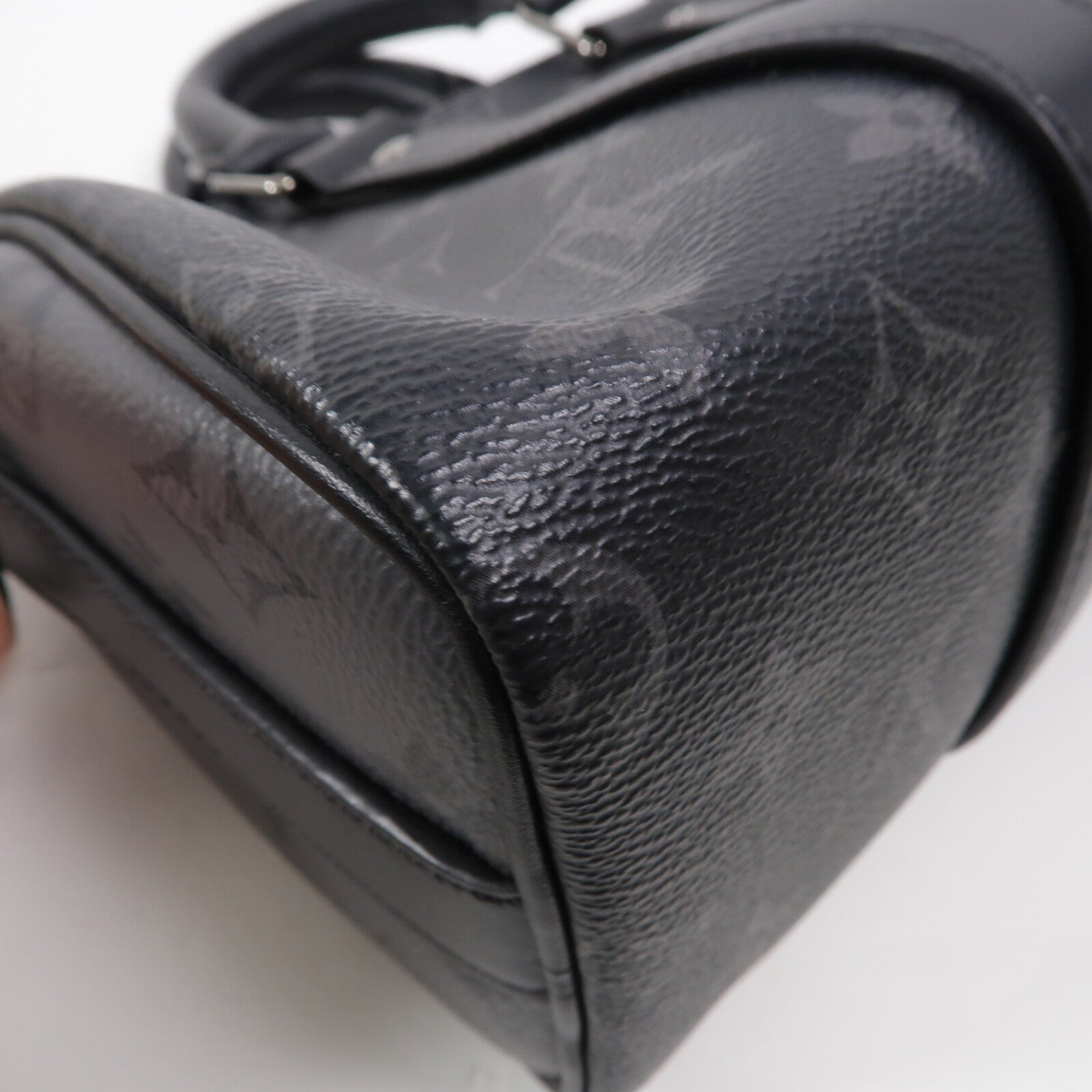 LOUIS VUITTON Monogram Eclipse Keepall Bandouliere 25手挽肩背兩用袋