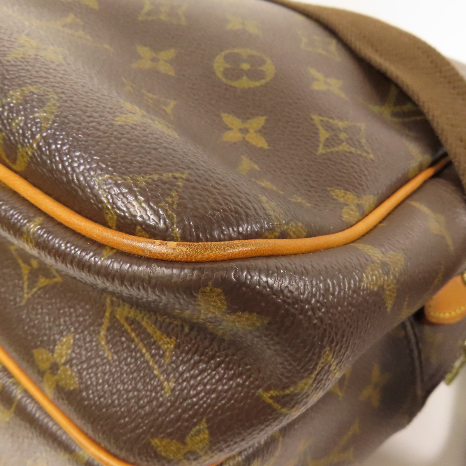 LOUIS VUITTON Monogram Reporter GM金扣肩背袋