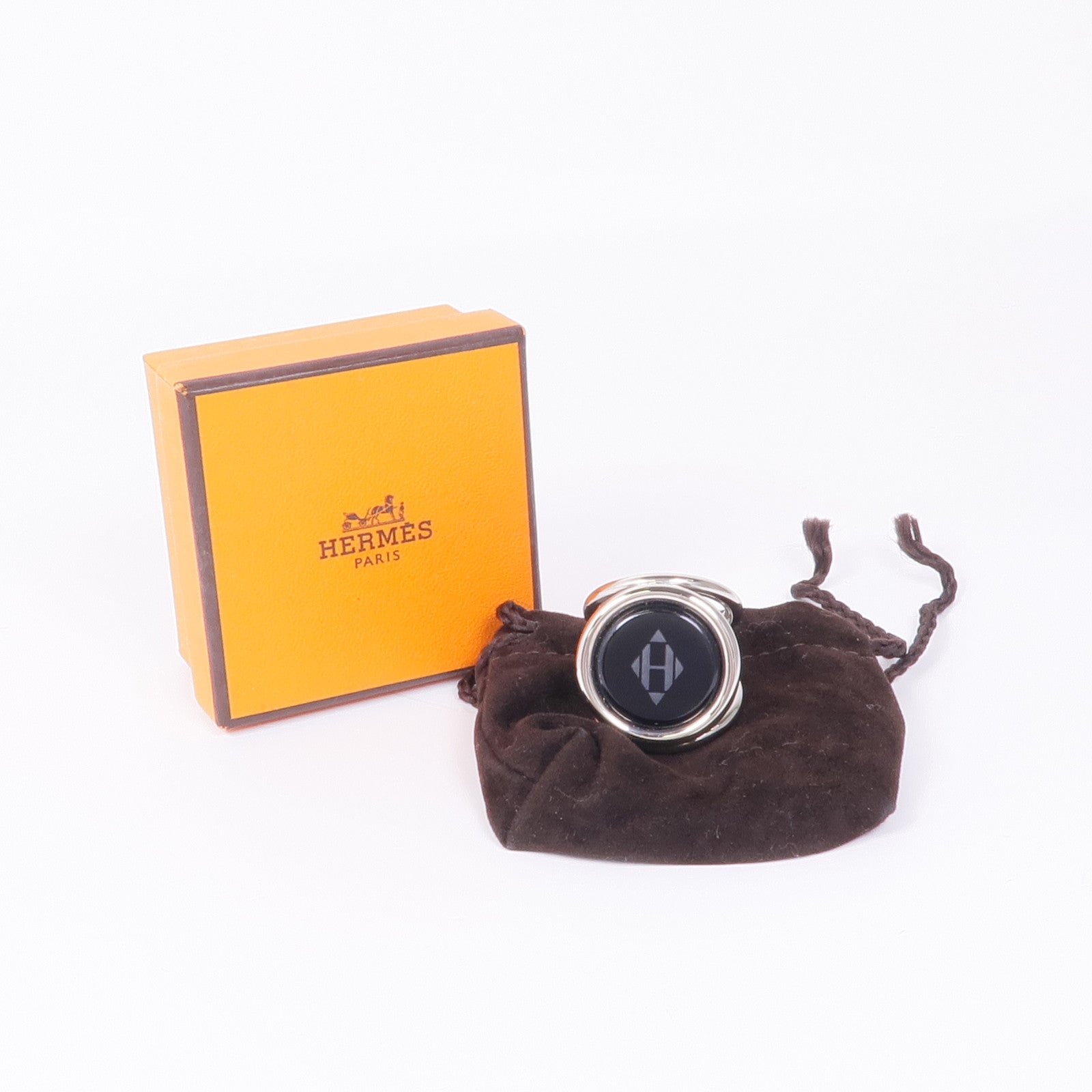 HERMES 【激減優惠】金屬Scarf Ring絲巾扣