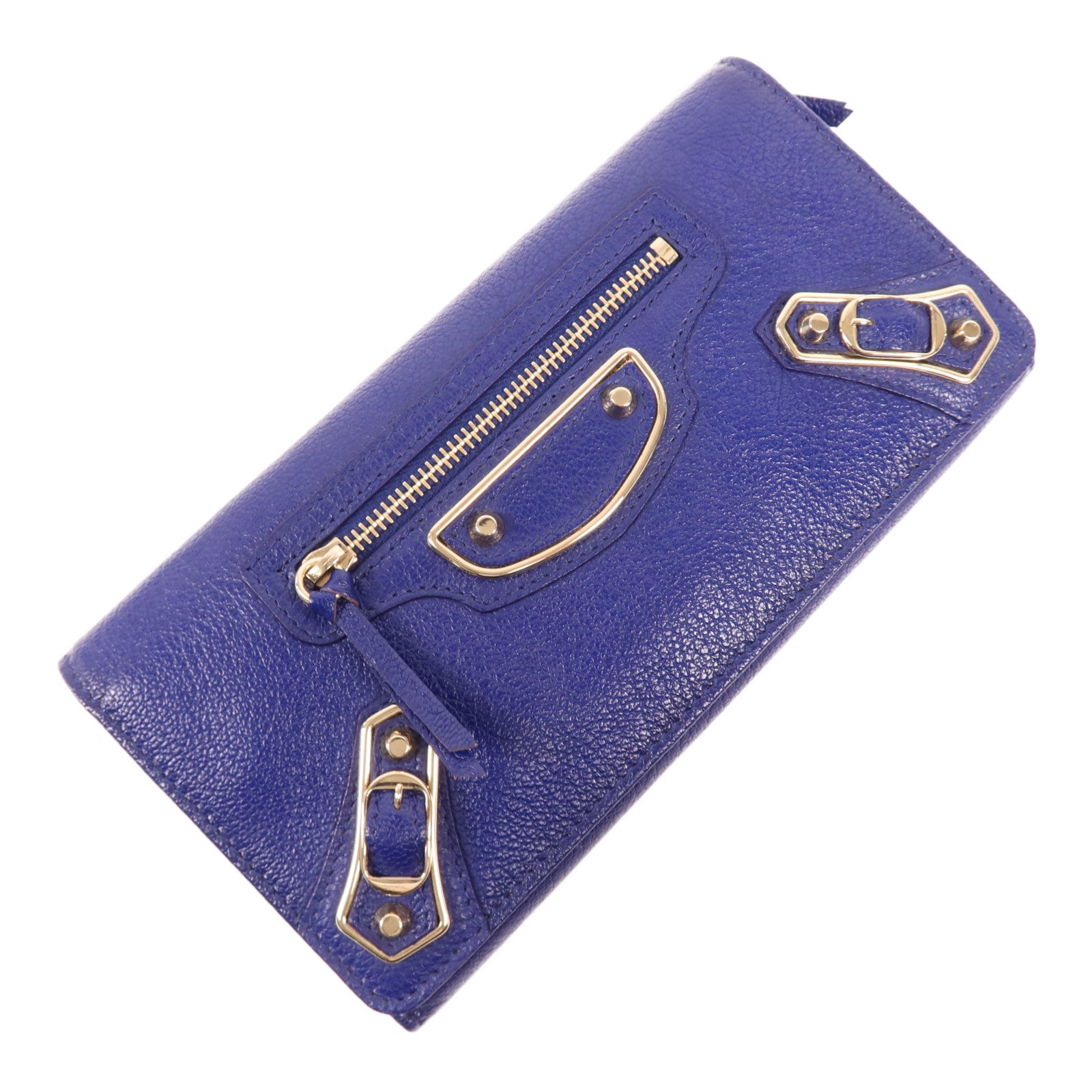 BALENCIAGA 牛皮皮革Long Wallet金扣長錢包