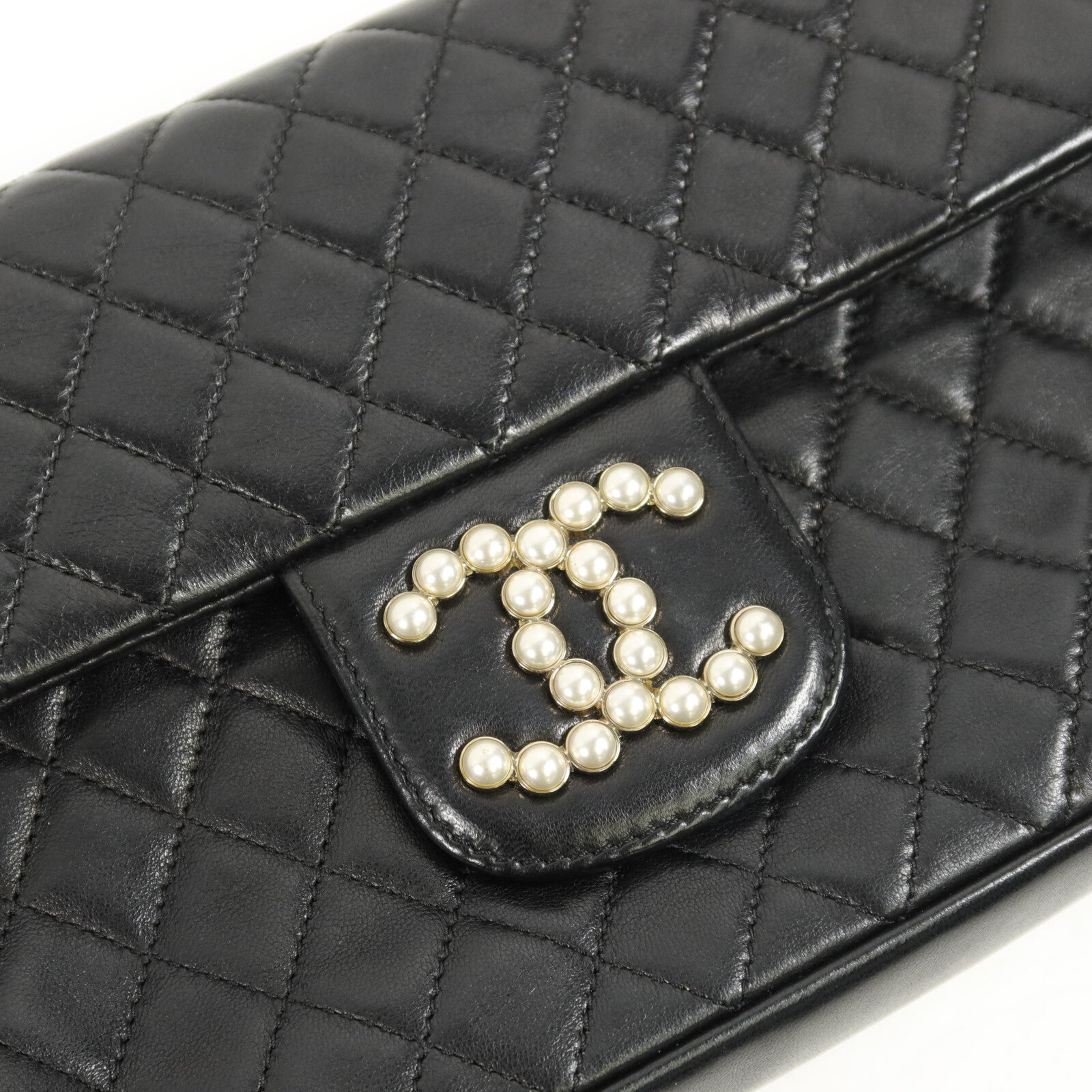 CHANEL 羊皮皮革Chain Shoulder鏈帶肩背袋
