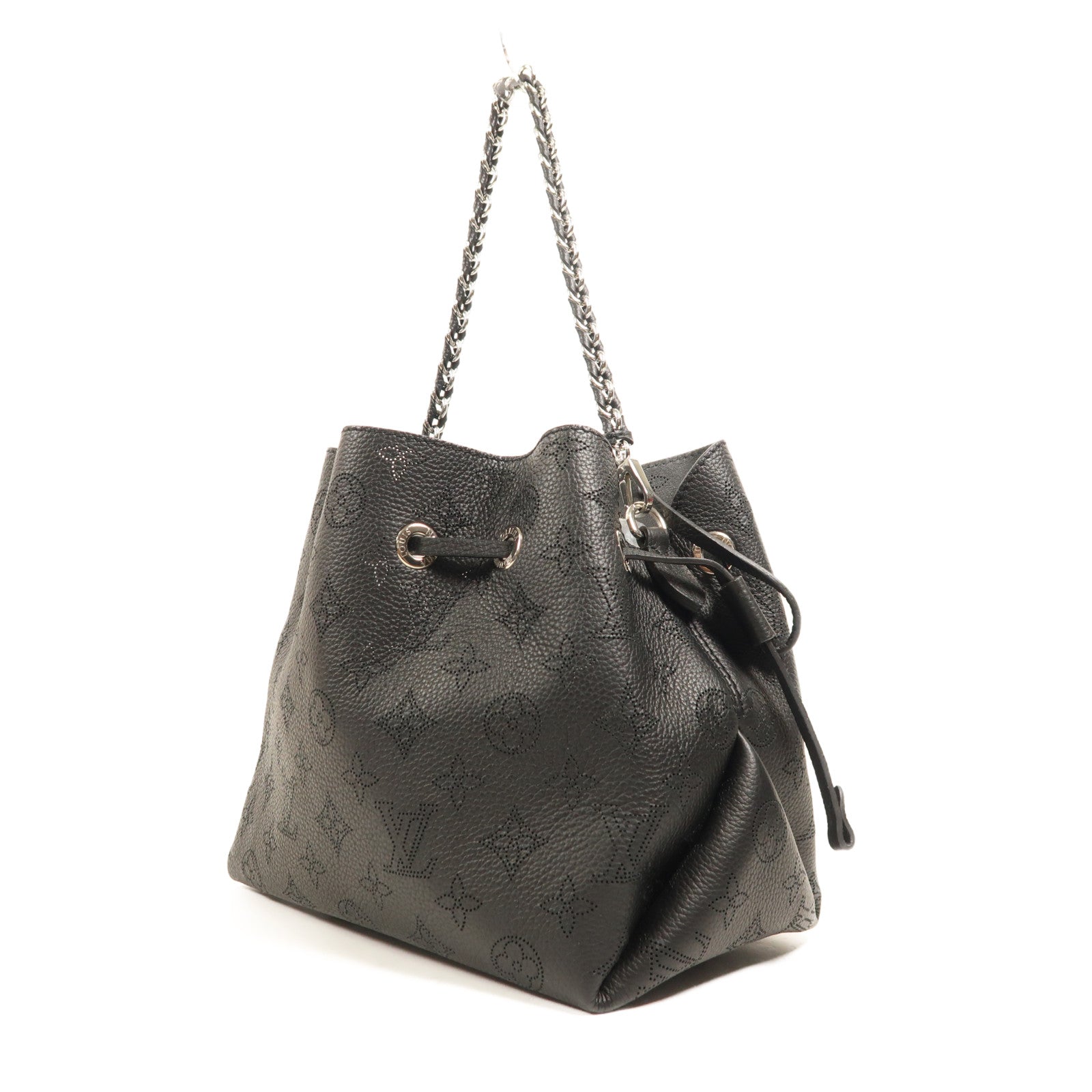 LOUIS VUITTON Mahina Bella銀扣手挽肩背兩用袋