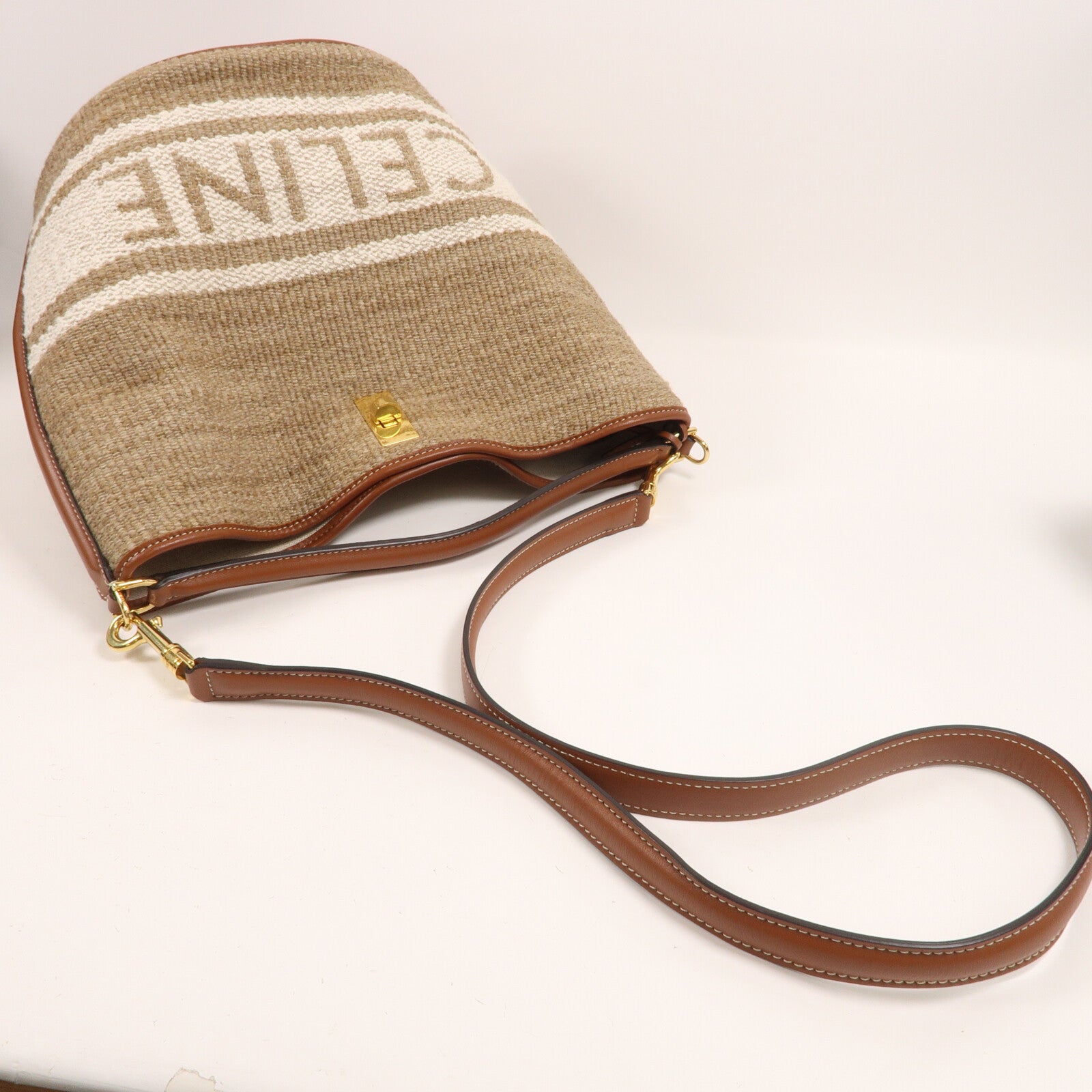 CELINE 帆布Bucket 16 Bag手挽肩背兩用袋