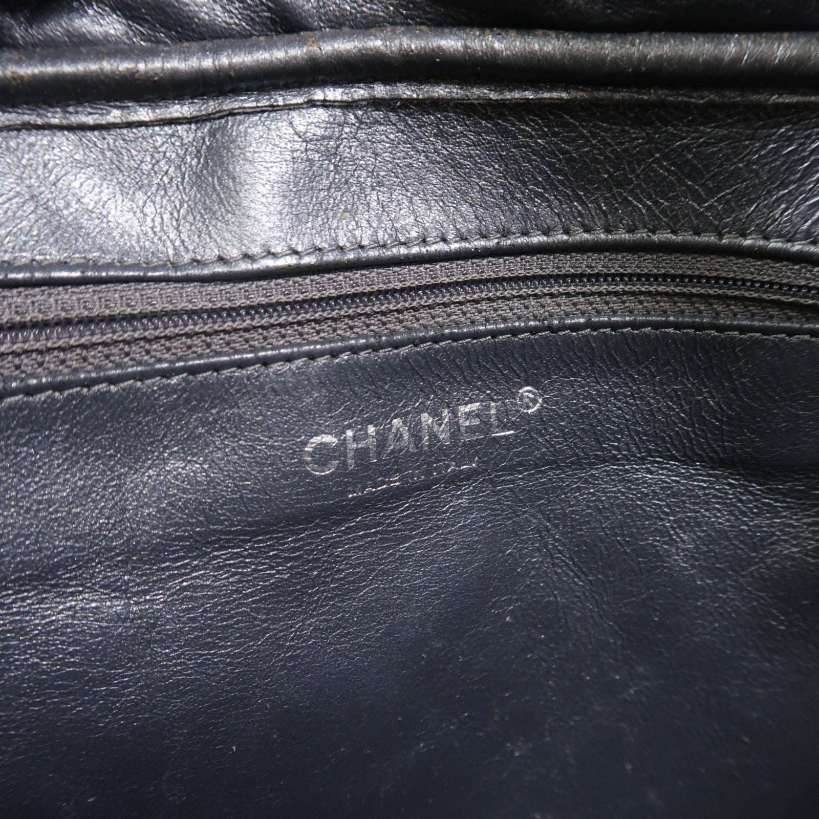 CHANEL 牛皮皮革2.55鏈帶肩背袋