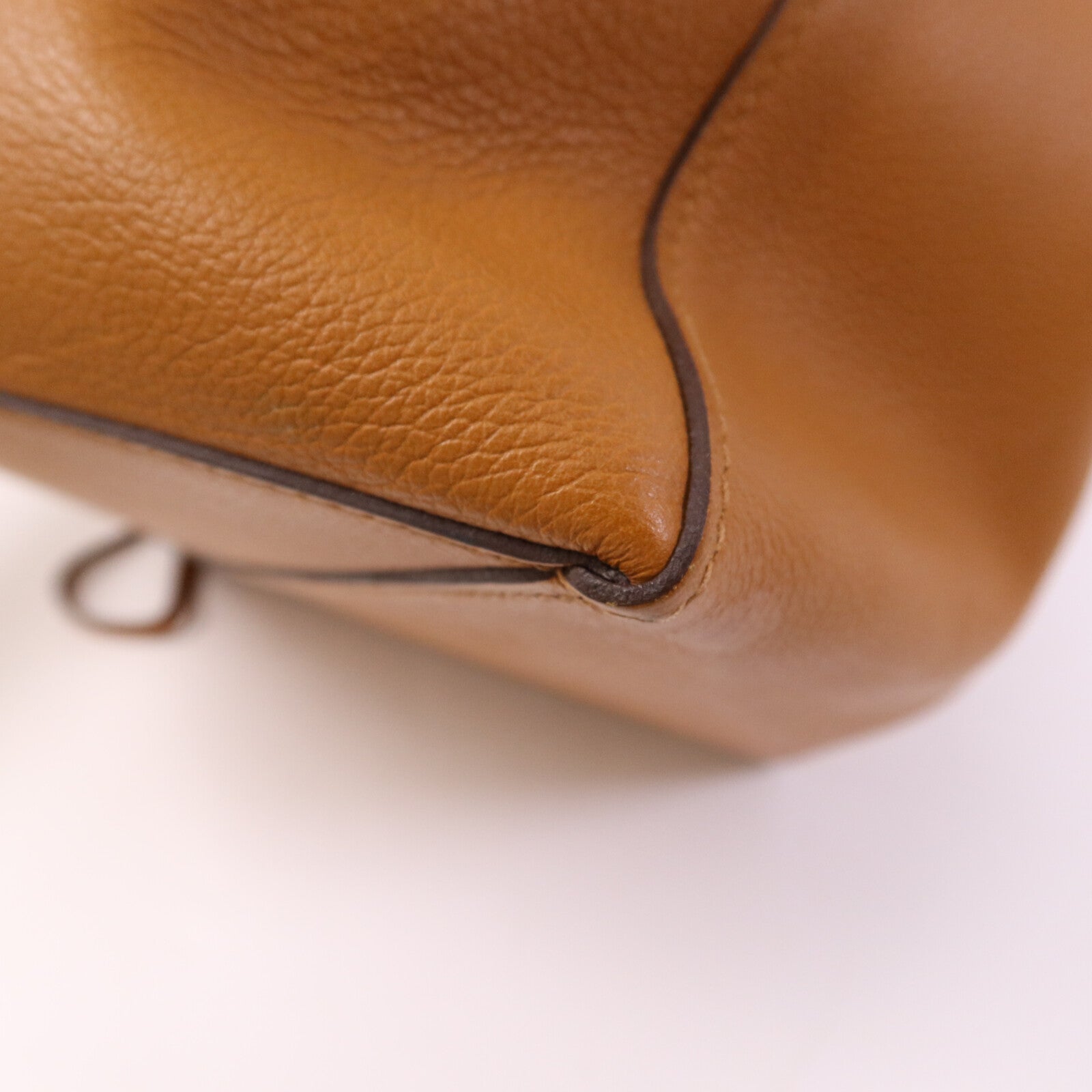 HERMES Evercolor皮革Licol 17肩背袋Toffee