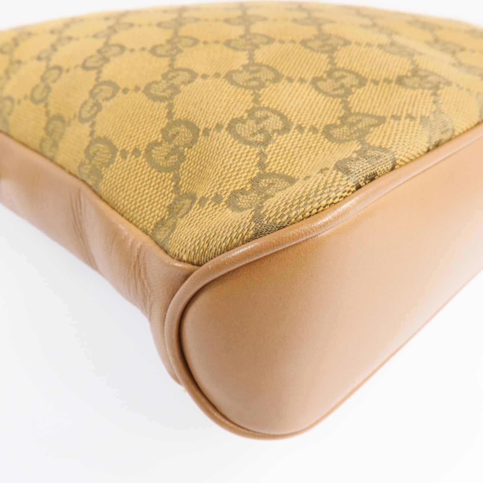 GUCCI 帆布Shoulder Bag金扣肩背袋