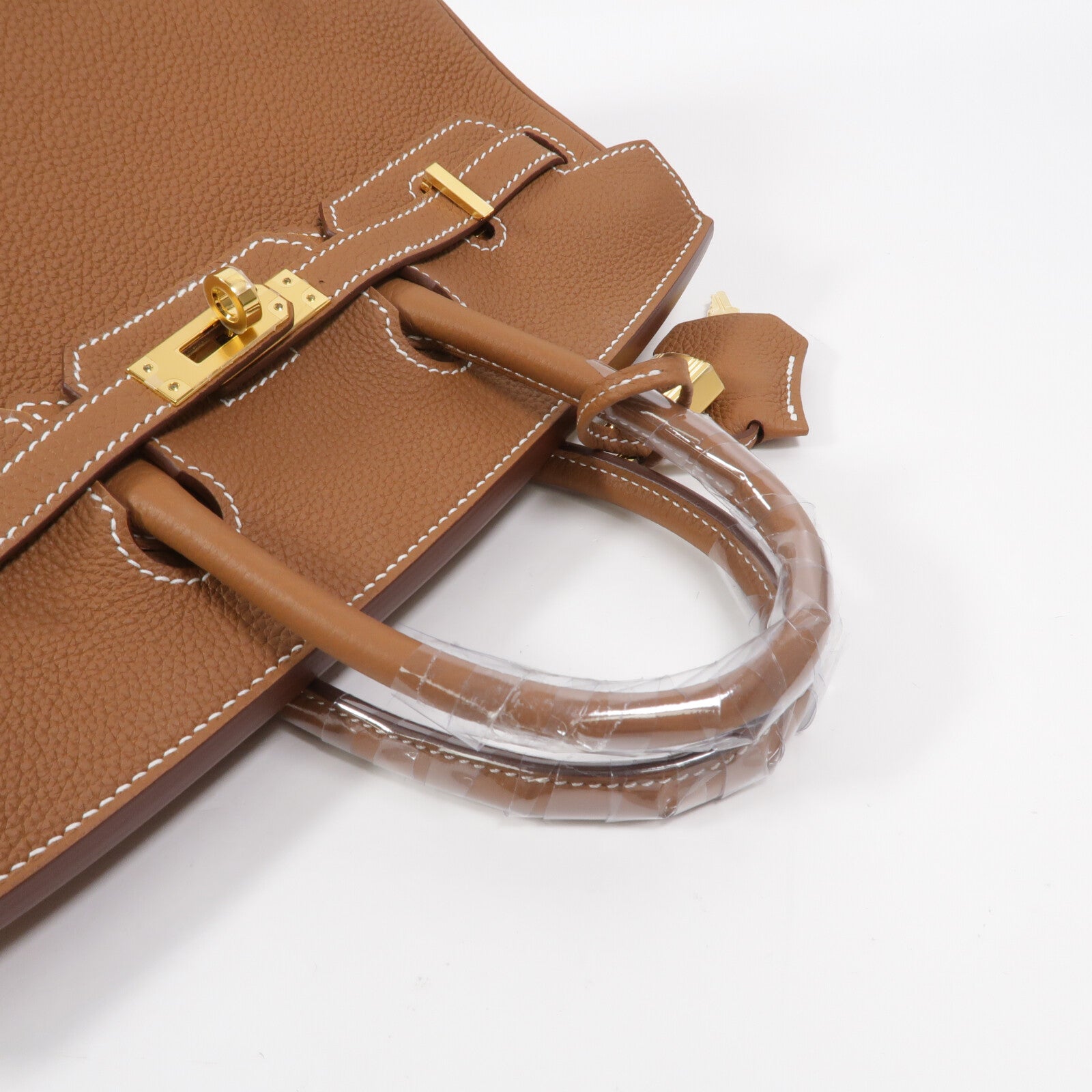 HERMES Togo皮革Birkin 25手挽袋Gold