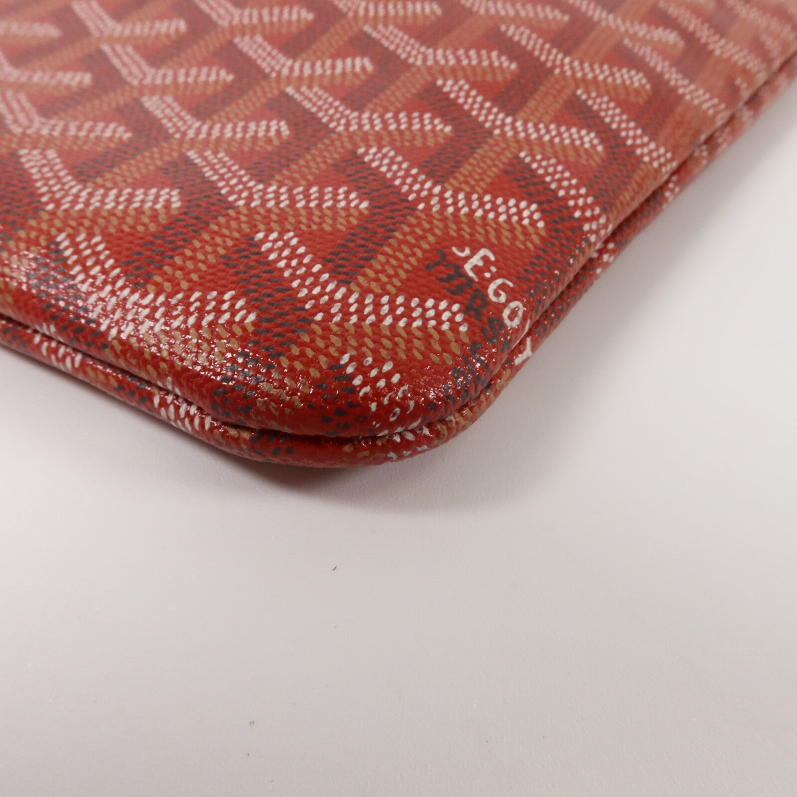 GOYARD 牛皮皮革/塗層帆布Poutiers手挽袋
