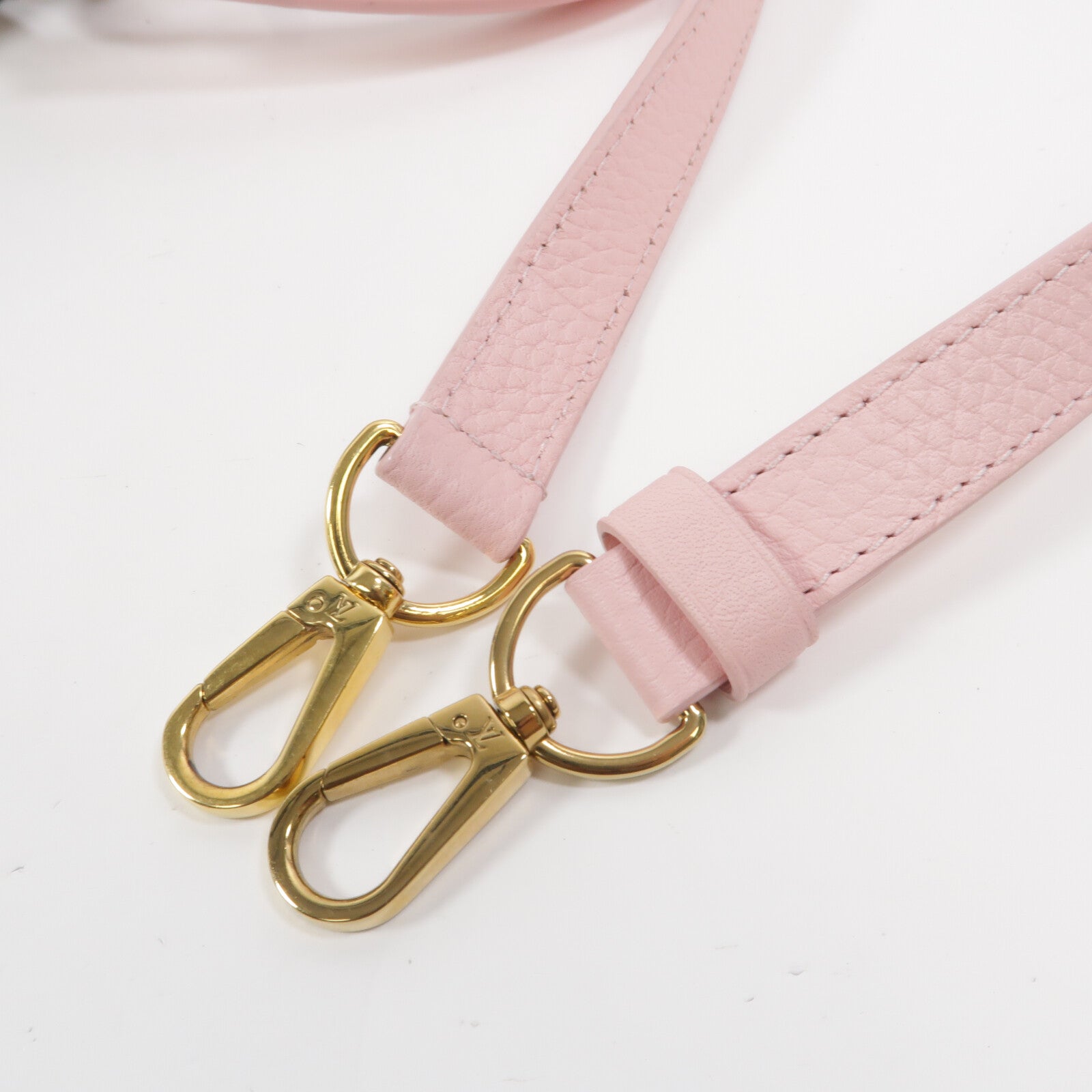 LOUIS VUITTON 牛皮皮革Capucines BB手挽肩背兩用袋