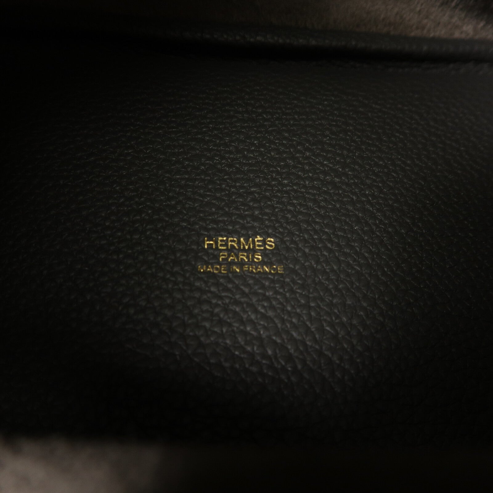HERMES Clemence皮革Picotin PM手挽袋Gris Misty