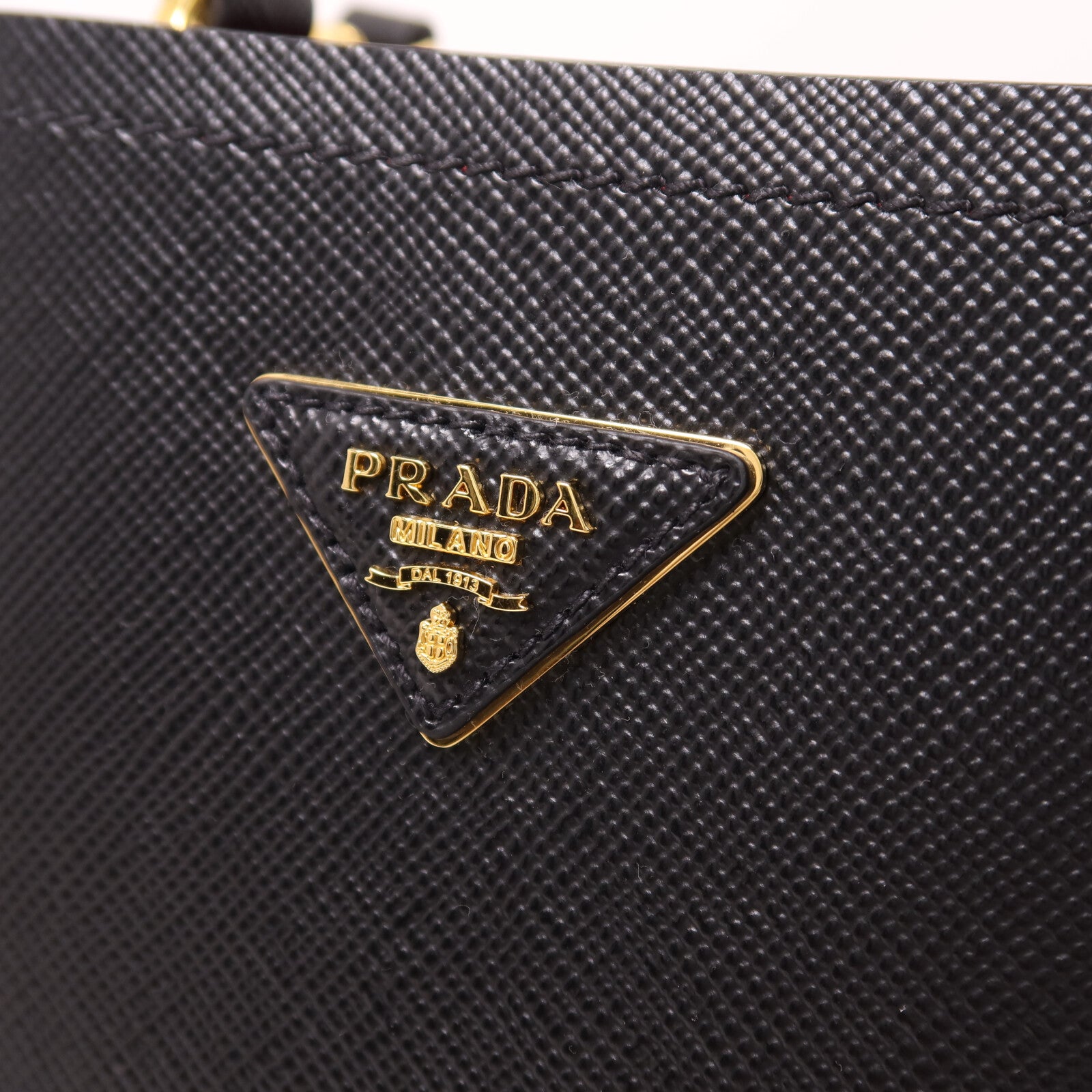 PRADA 牛皮皮革Secchiello In Pelle手挽肩背兩用袋