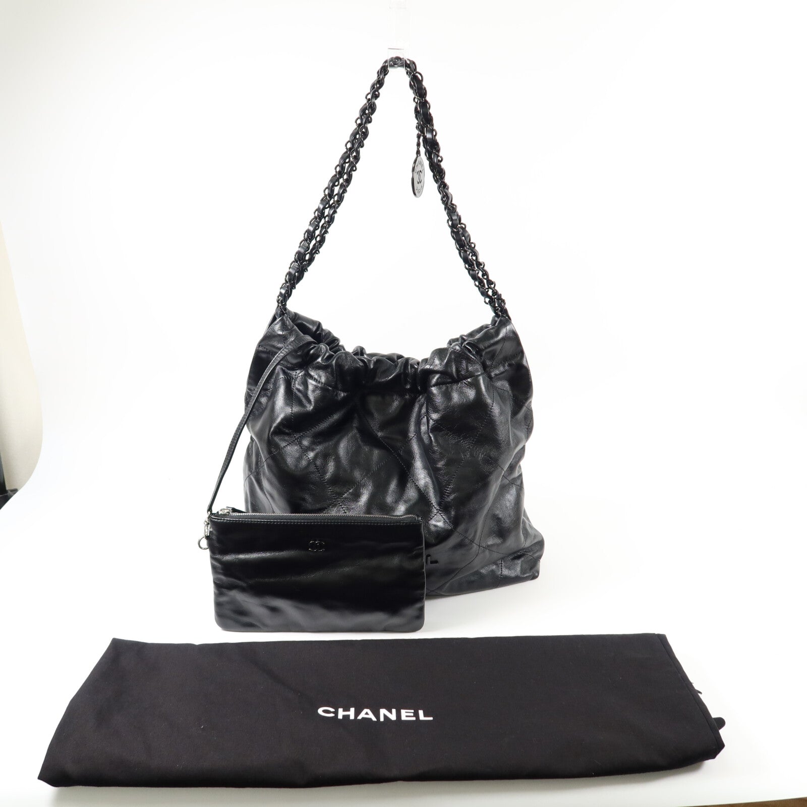 CHANEL 牛皮皮革Chanel 22 Small 鏈帶肩背袋