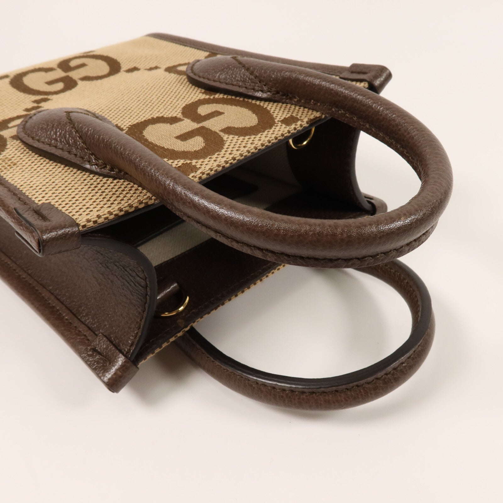 GUCCI 帆布Jumbo GG手挽肩背兩用袋