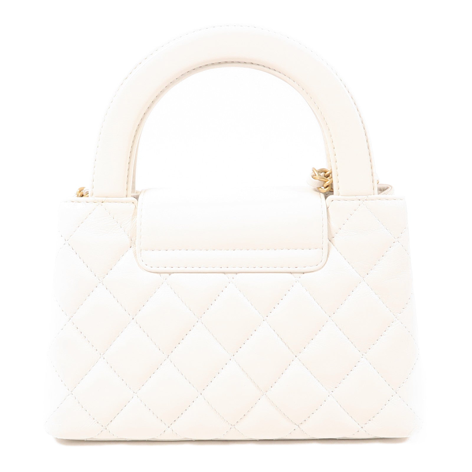 CHANEL 【激減優惠】羊皮皮革Mini Kelly金扣手挽肩背兩用袋