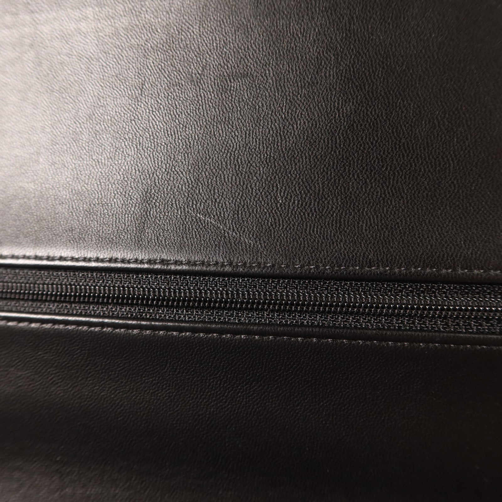 CHANEL 羊皮皮革Large Classic銀扣鏈帶肩背袋