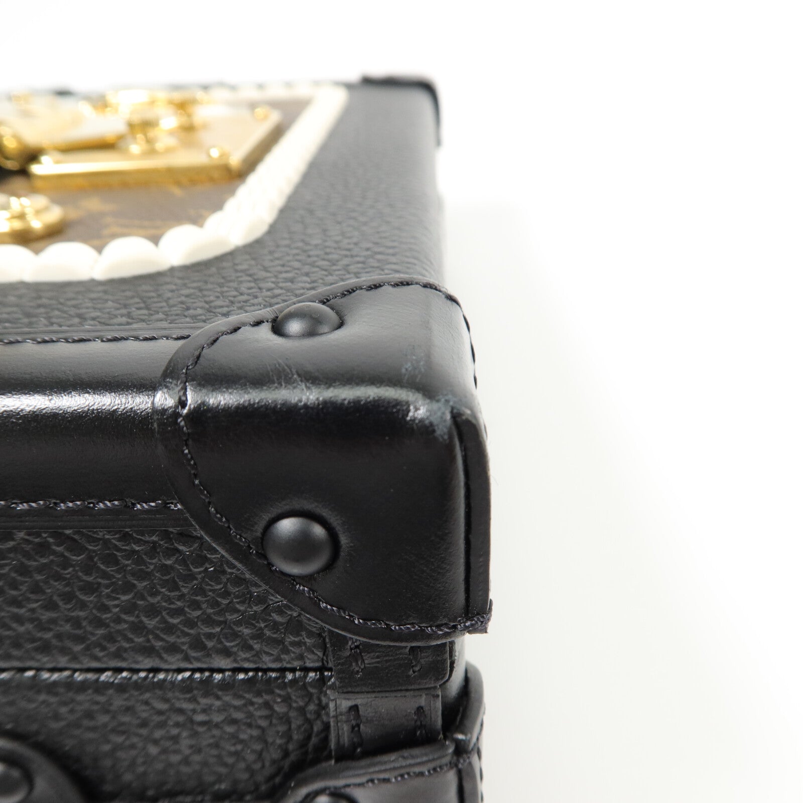 LOUIS VUITTON 牛皮皮革Petite Malle肩背袋
