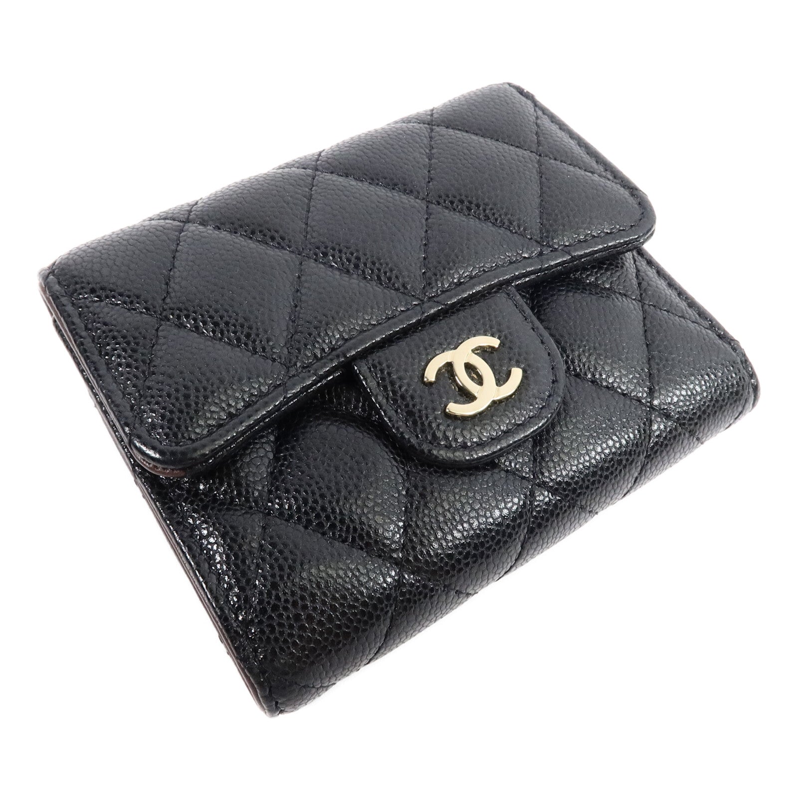 CHANEL 牛皮皮革Classic Flap Wallet錢包