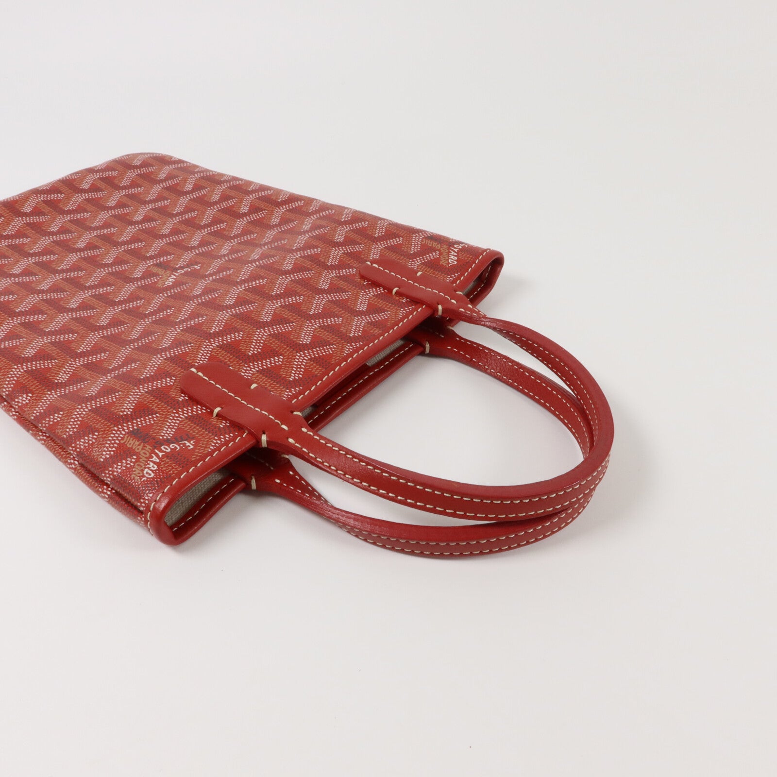 GOYARD 牛皮皮革/塗層帆布Poutiers手挽袋