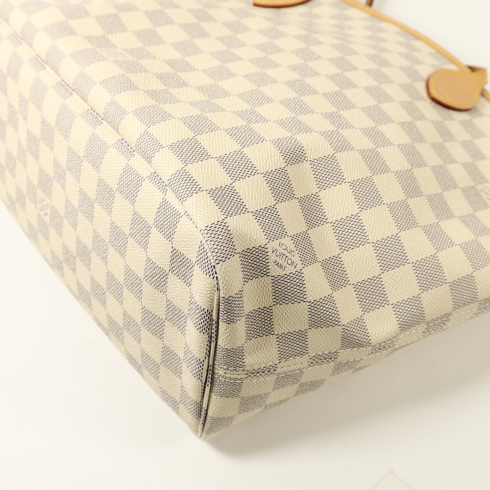 LOUIS VUITTON Damier Azur Neverfull MM手挽袋