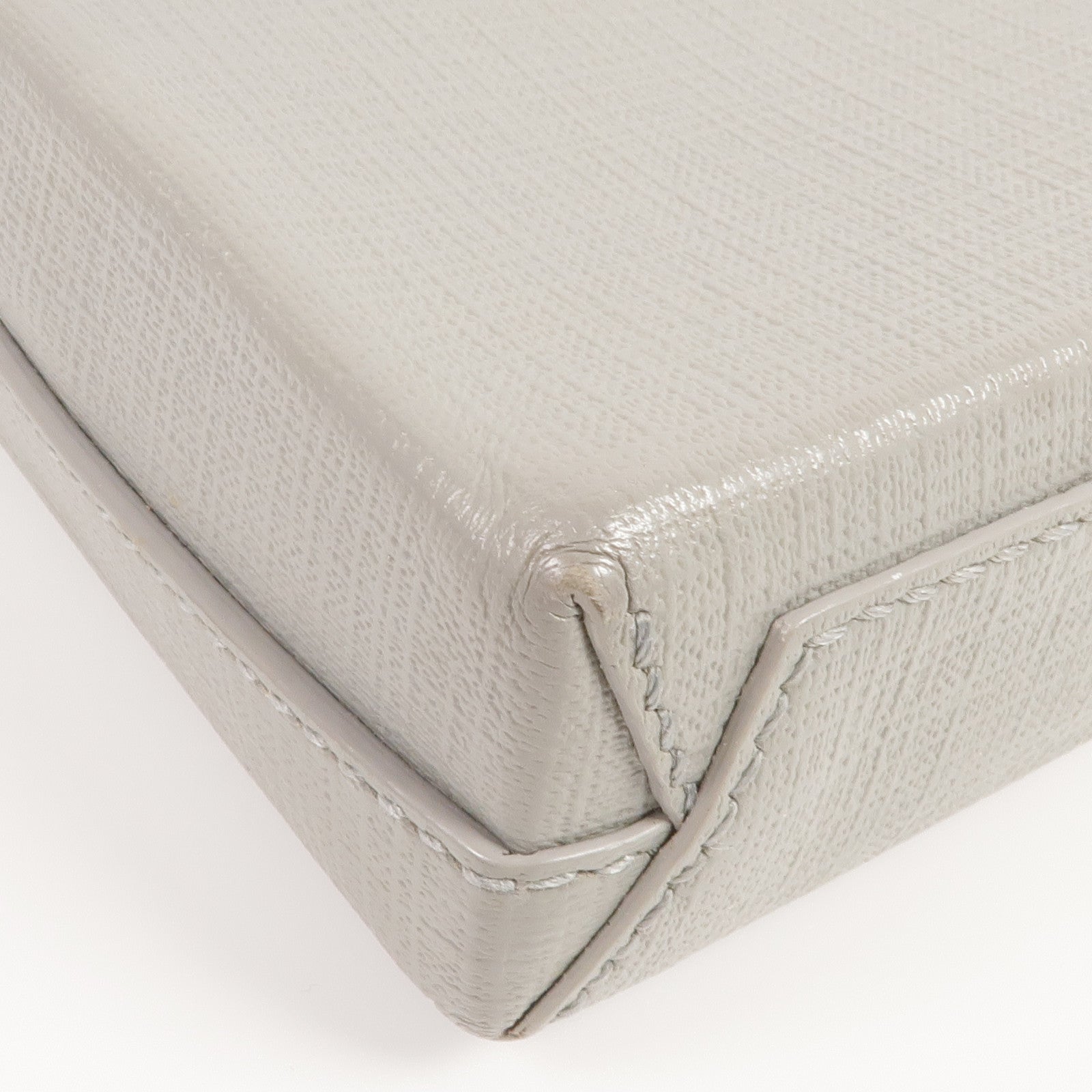 BALENCIAGA 牛皮皮革Mini Shopping Phone Holder銀扣手挽肩背兩用袋