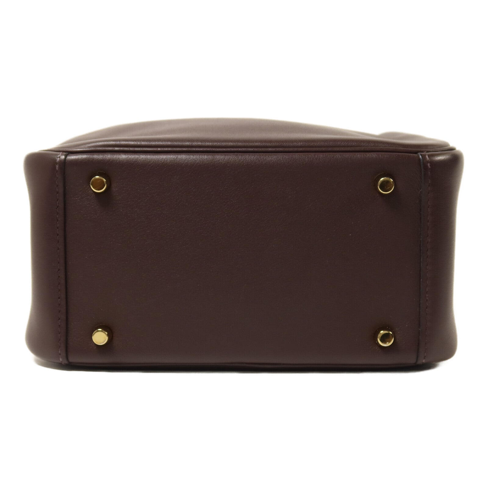 HERMES Swift皮革Mini Lindy手挽肩背兩用袋Rouge Sellier