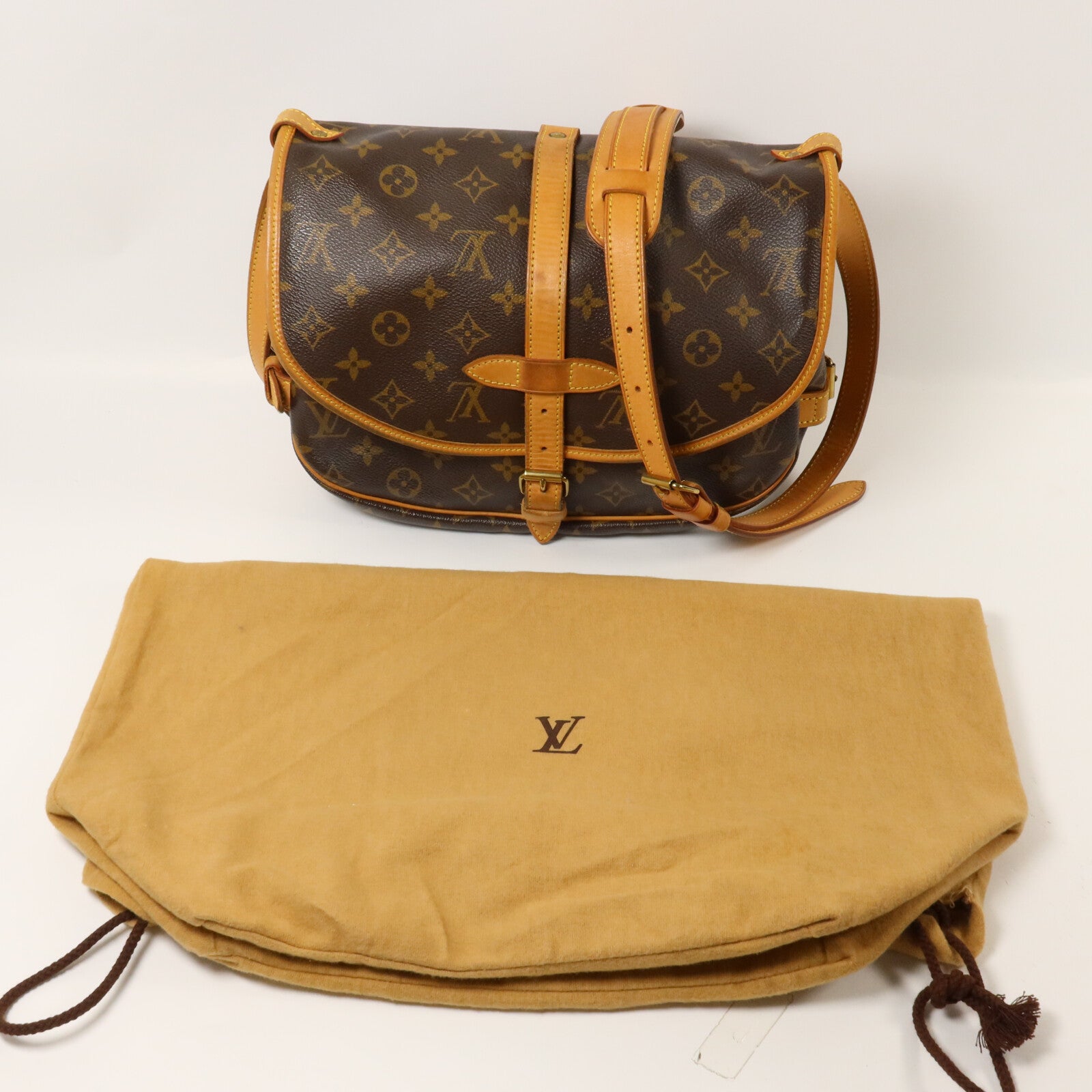 LOUIS VUITTON Monogram Saumur 30肩背袋