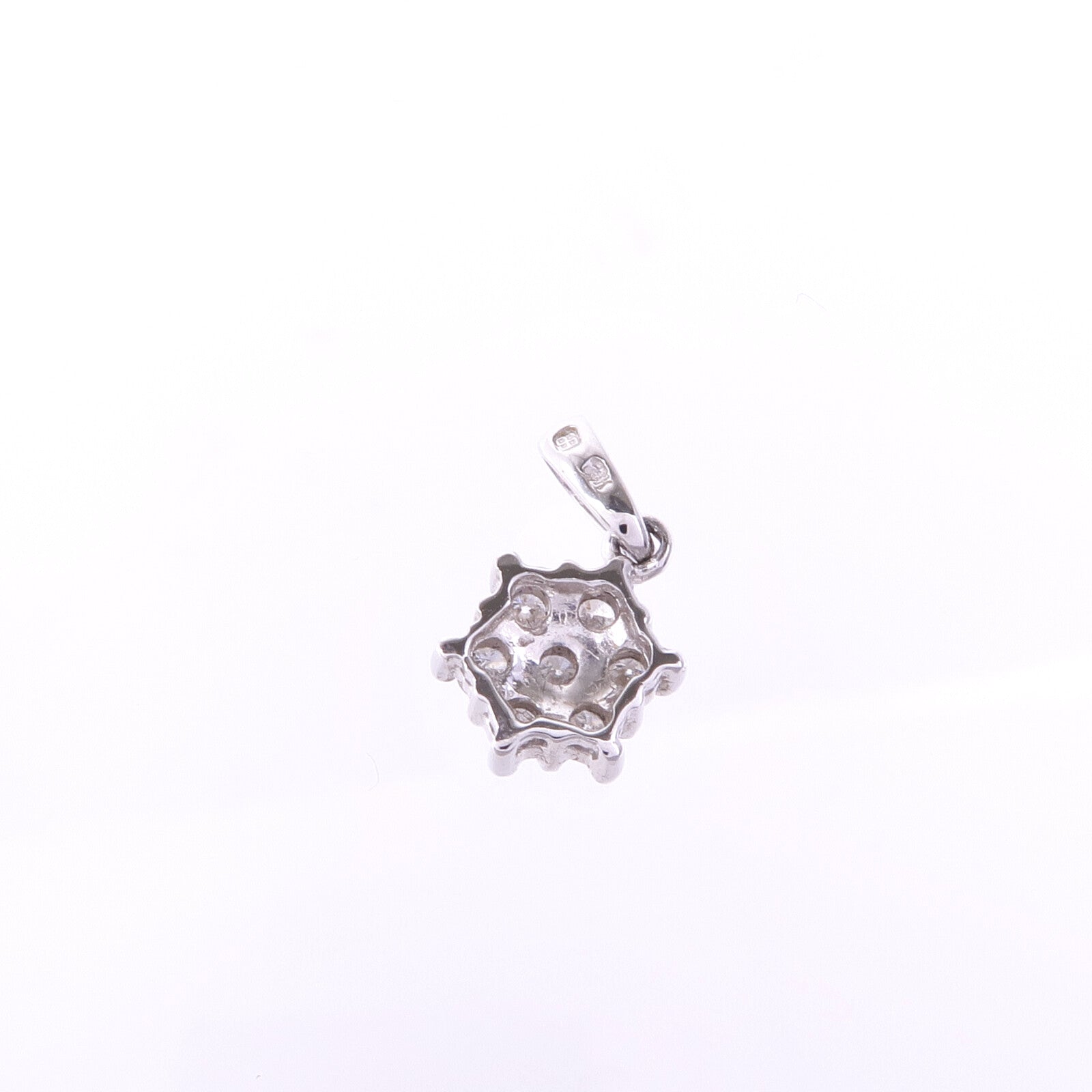 JEWELRY 18K白金Diamond Pendant Top鑽石吊墜