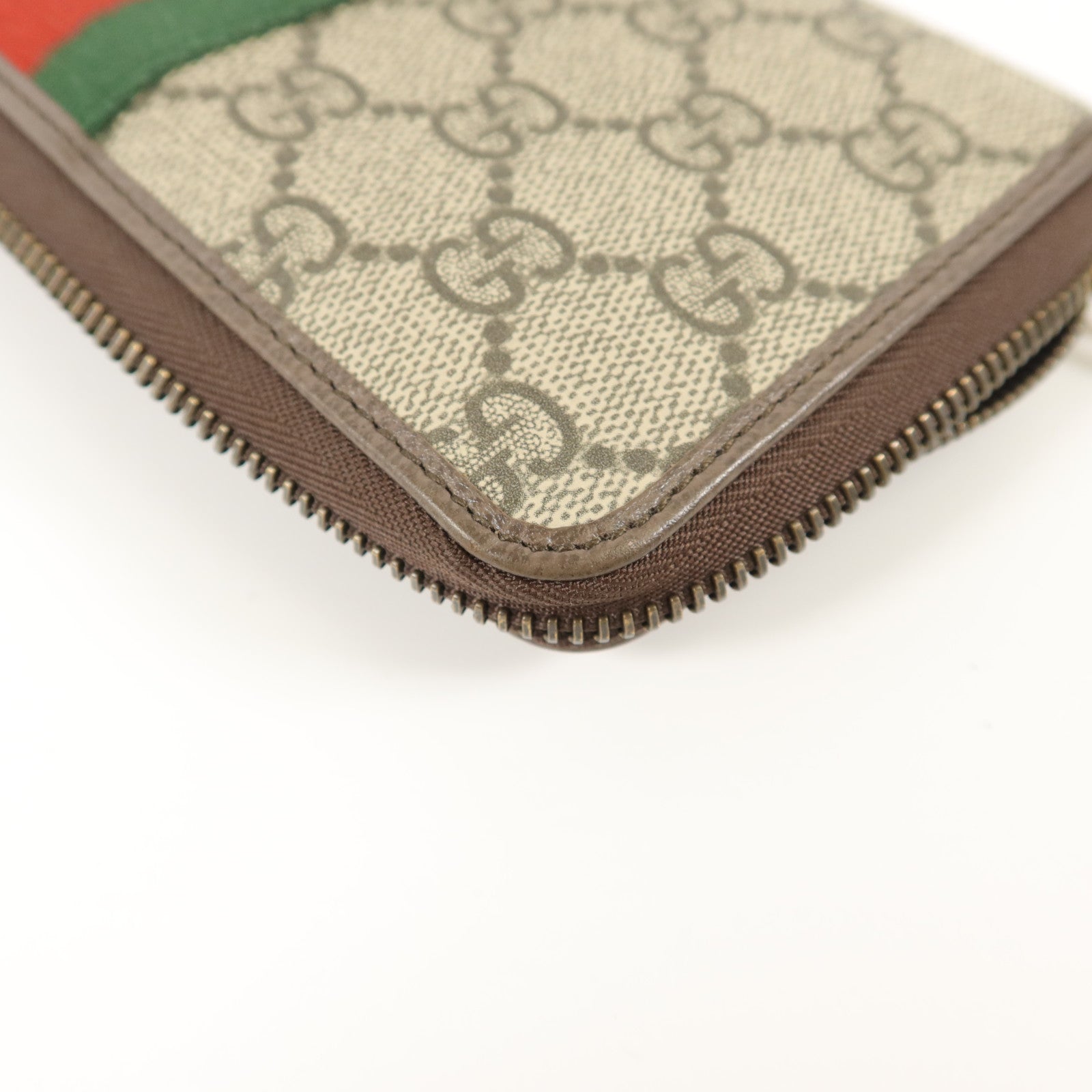 GUCCI 塗層帆布Zipper Long Wallet長錢包