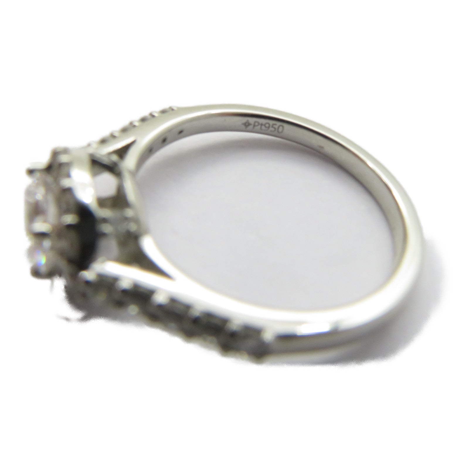 JEWELRY 18K白金Diamond Ring 0.5ct/0.411ct鑽石戒指US#6.75