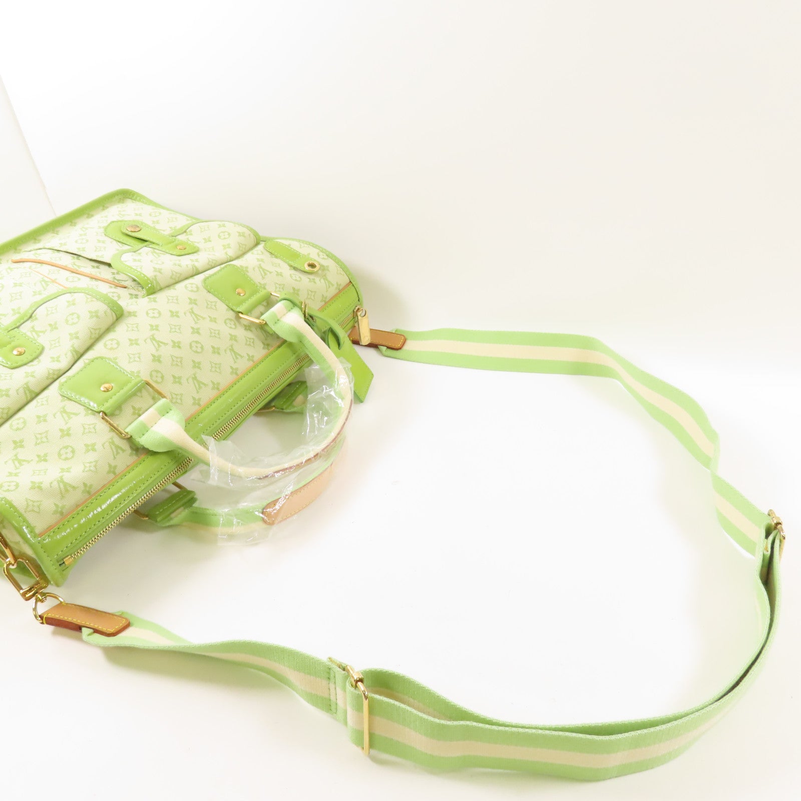 LOUIS VUITTON Monogram Mini Sac Mary Kate金扣手挽肩背兩用袋