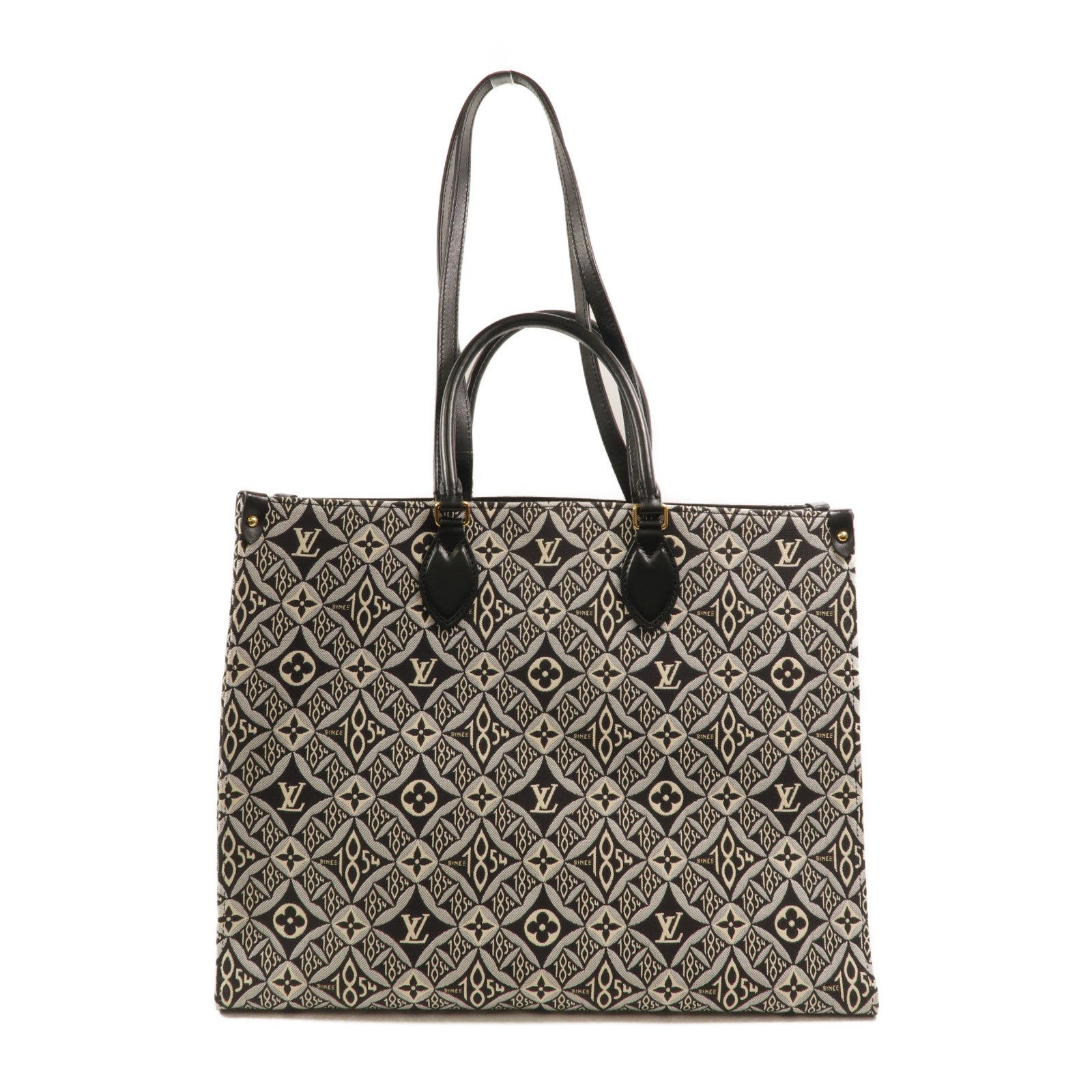 LOUIS VUITTON Monogram Jacquard Since 1854 OnTheGo GM手挽肩背兩用袋