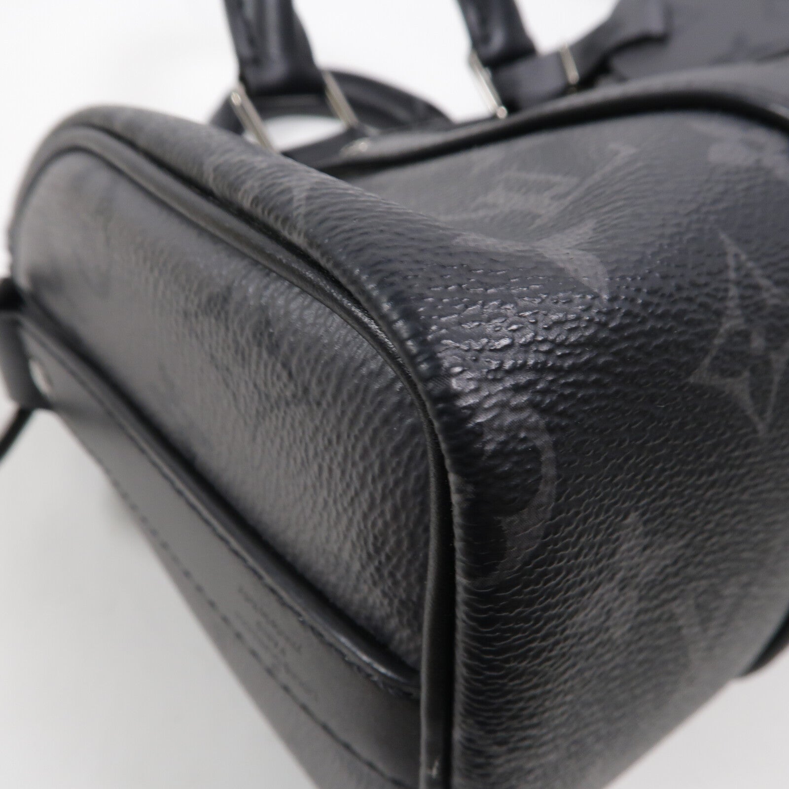 LOUIS VUITTON Monogram Eclipse Keepall Bandouliere 25手挽肩背兩用袋