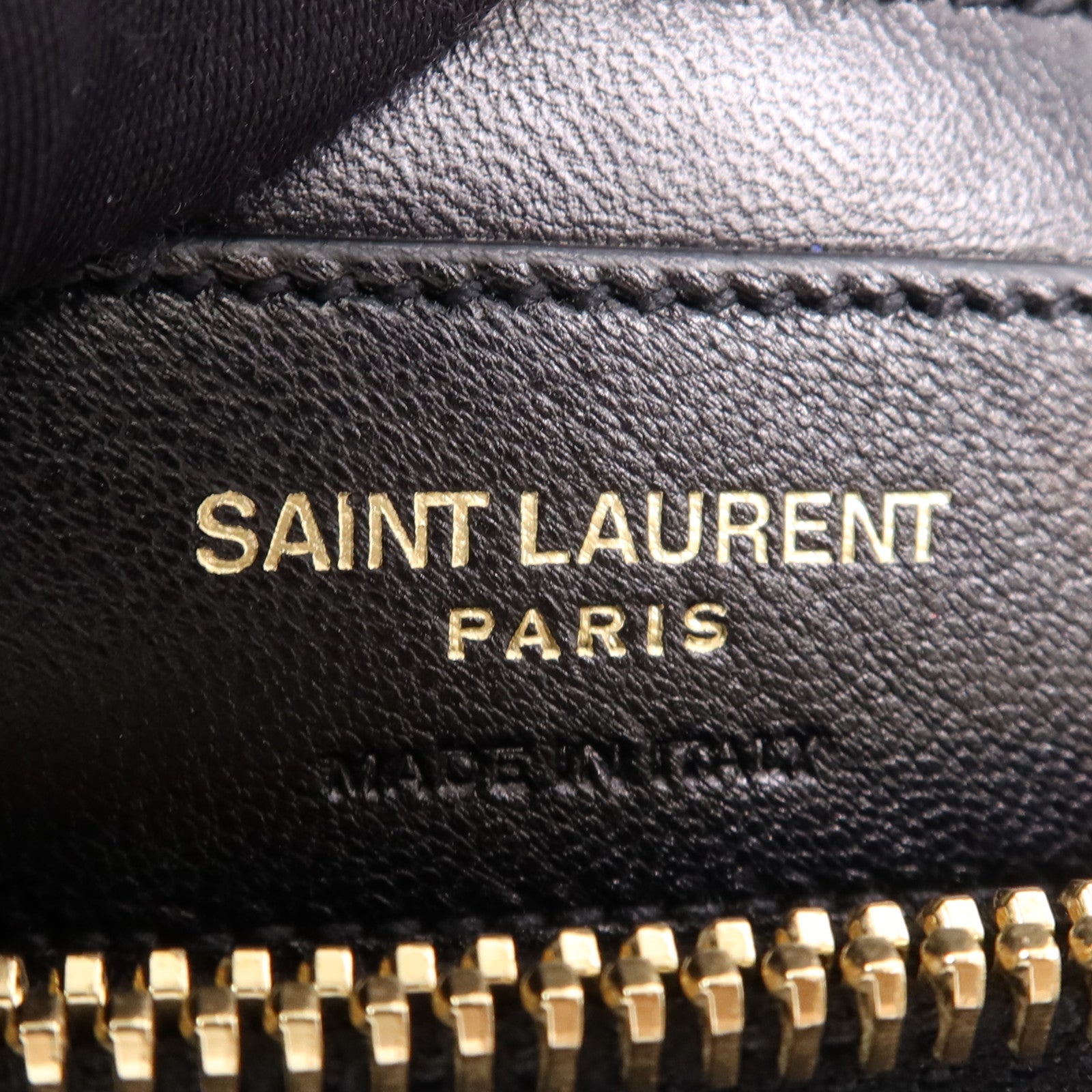 YVES SAINT LAURENT 麂皮皮革Envelope Large金扣鏈帶肩背袋