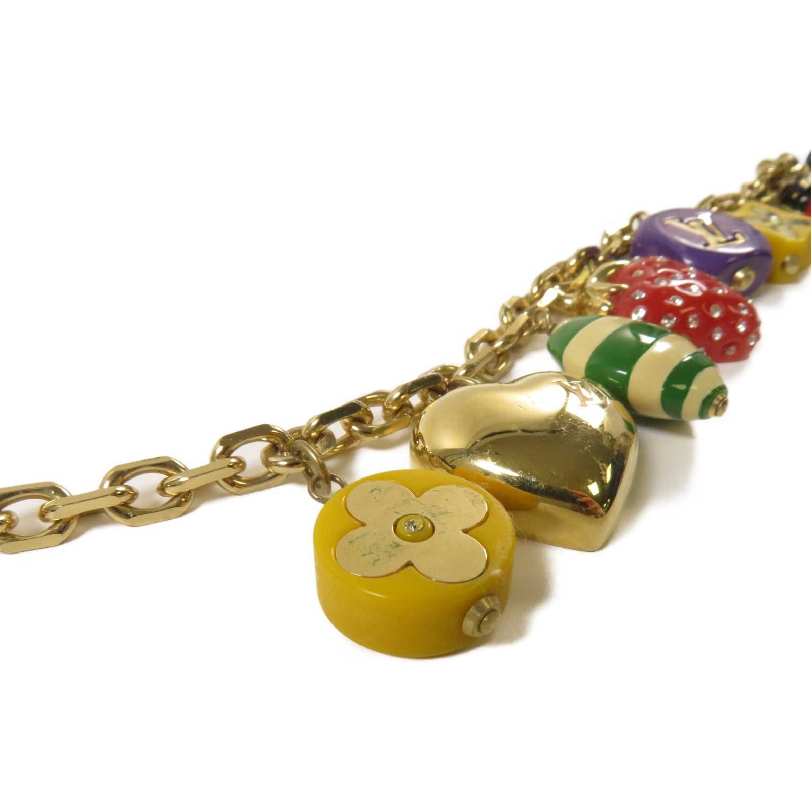 LOUIS VUITTON 【激減優惠】PVC/金屬Necklace彩色/金色